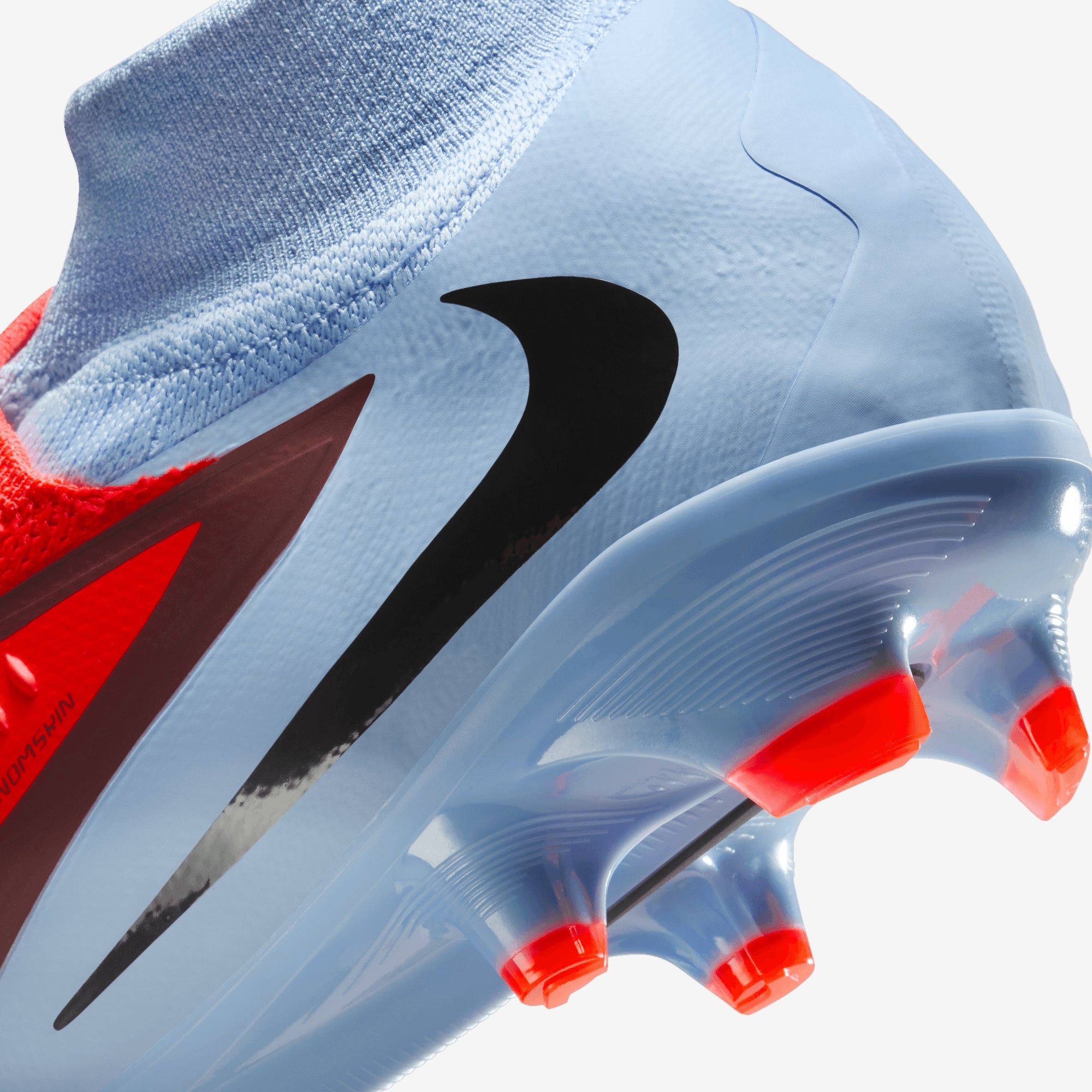 Nike Phantom 6 High Pro Firm-Ground Soccer Cleats - Royal Tint/Bright Crimson