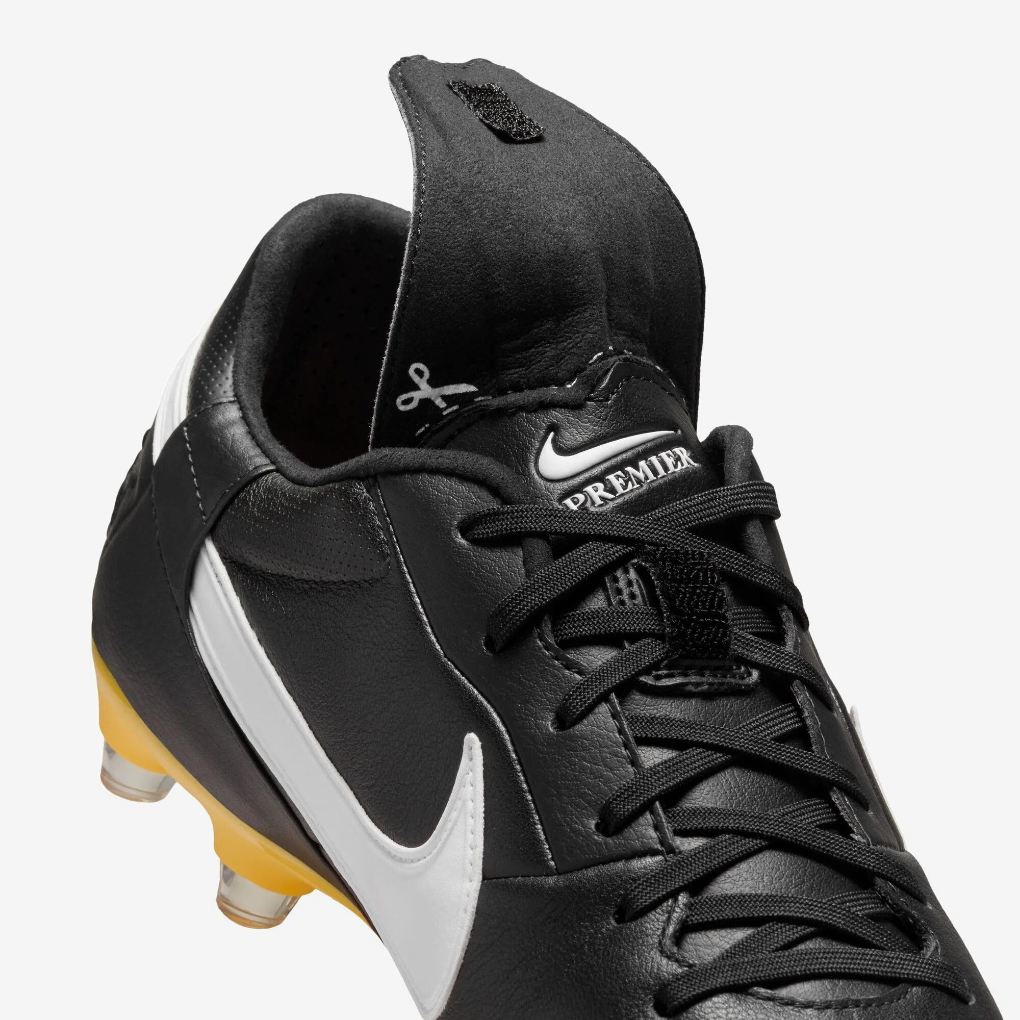 Nike Premier 3 Firm-Ground Low-Top Soccer Cleats - Black/White/Amarillo