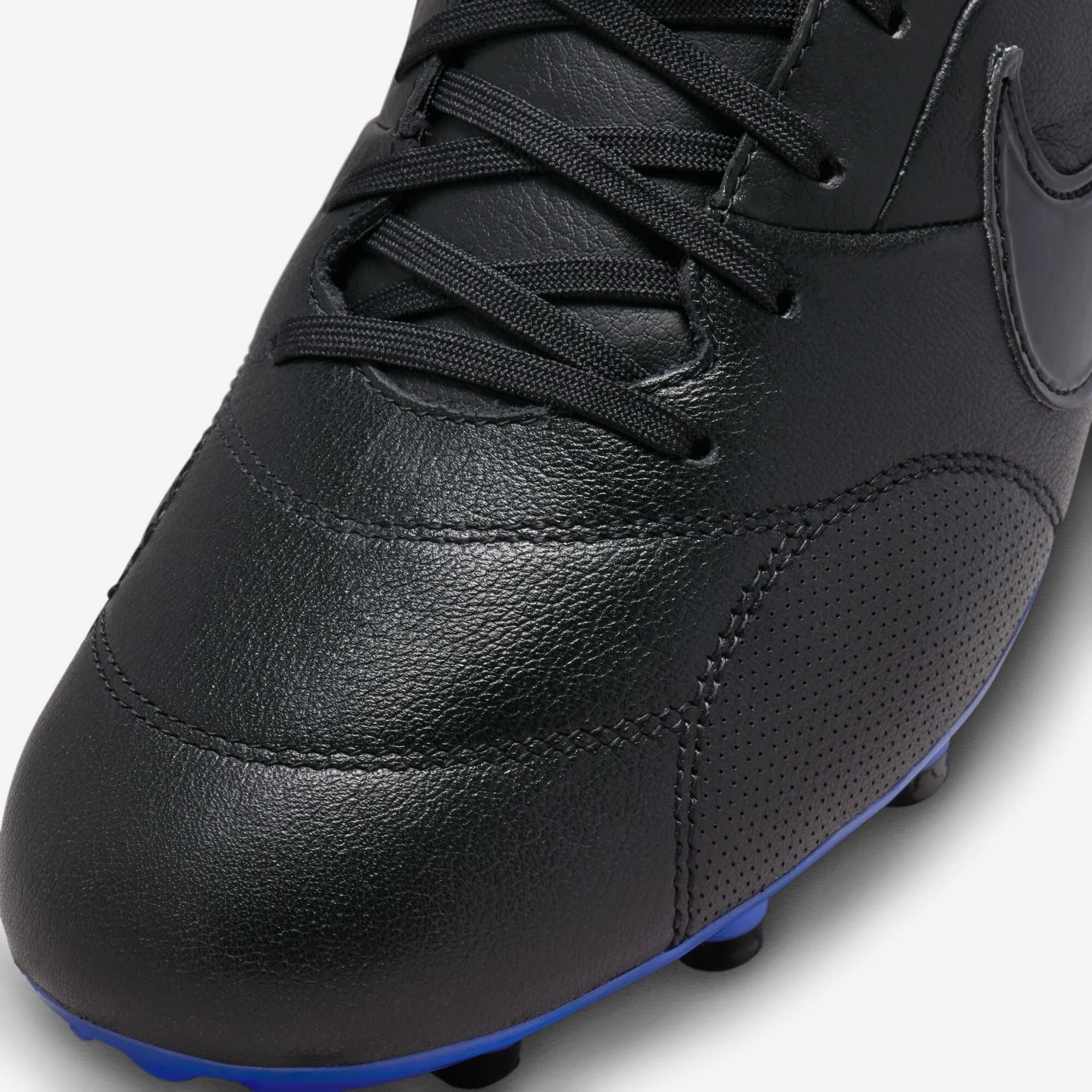 Nike Premier 3 Firm-Ground Low-Top Soccer Cleats - Black/Black/Hyper Royal