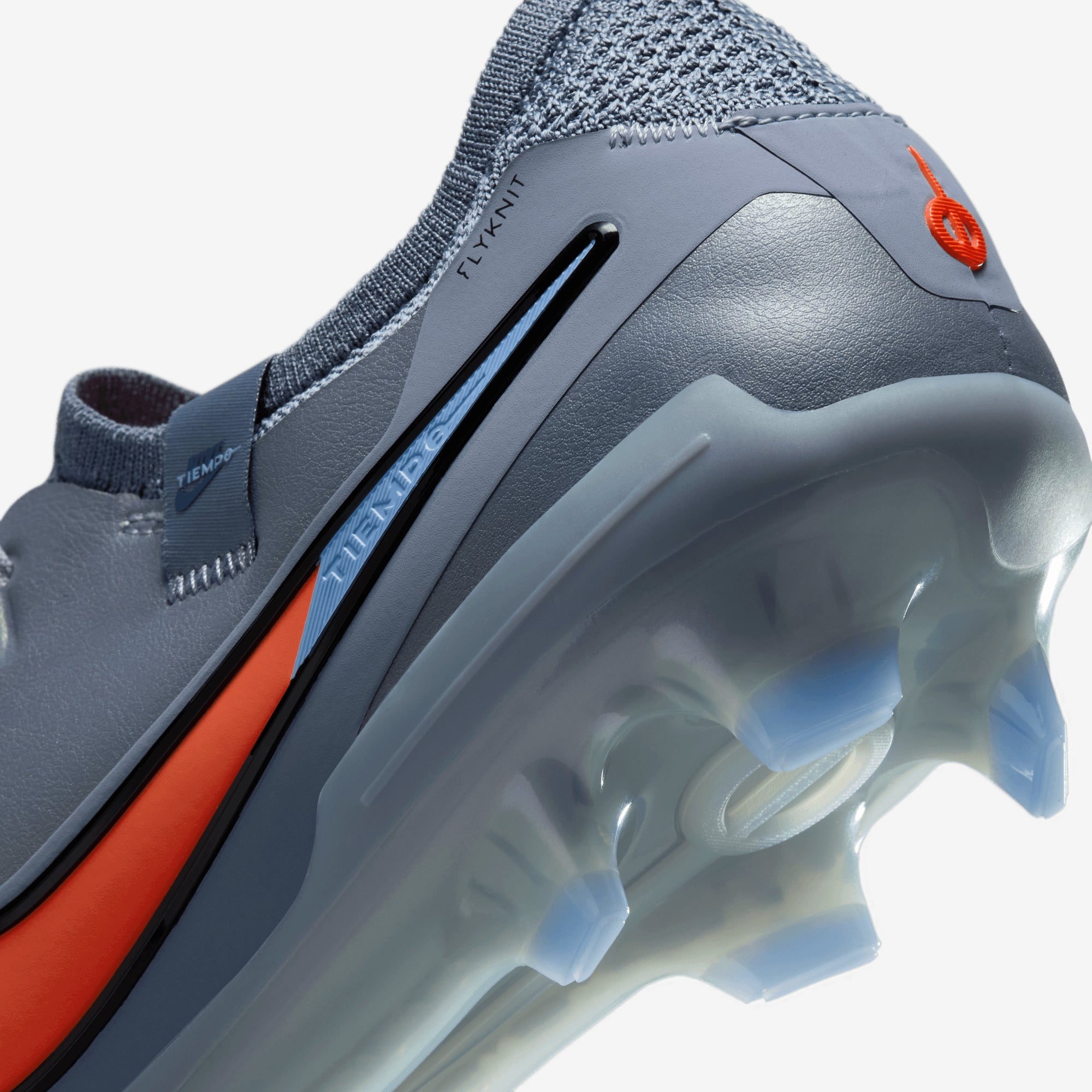 Nike Tiempo Legend 10 Elite Firm-Ground Low-Top Soccer Cleats - Blue Eclipse/Black