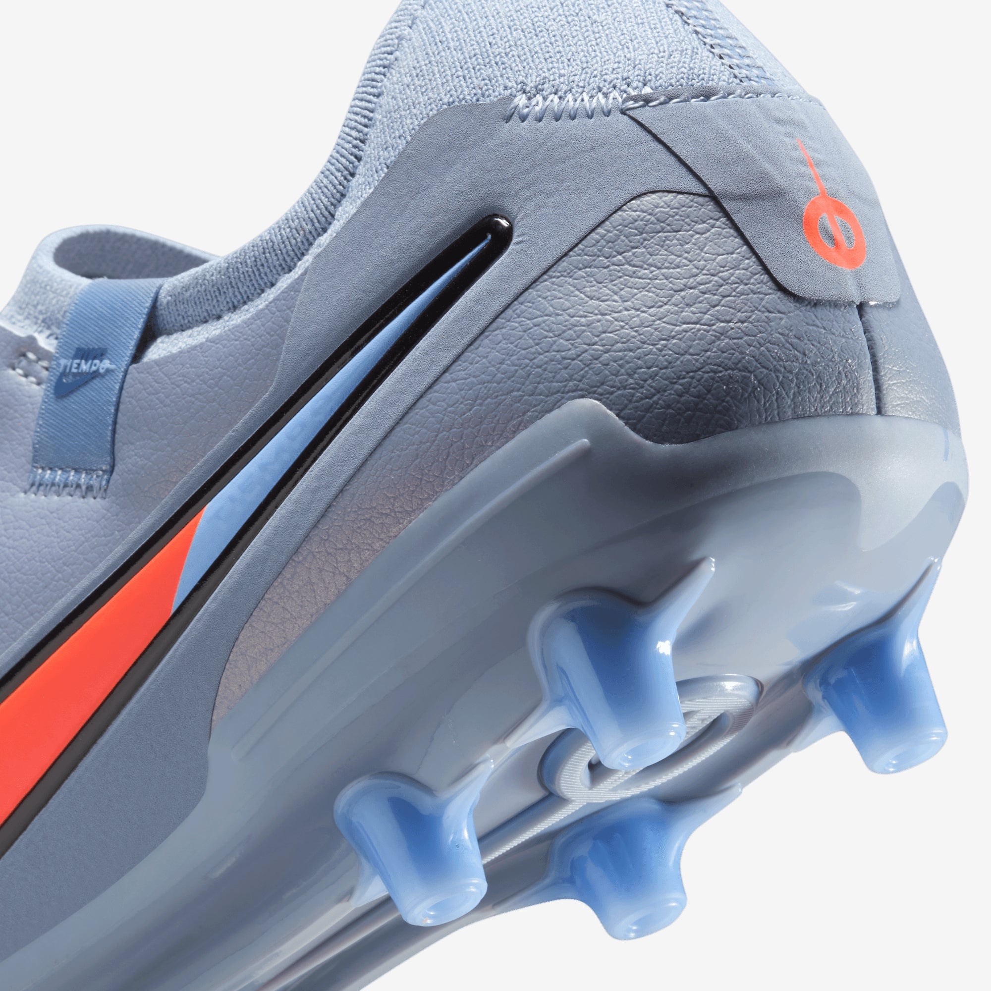 Nike Tiempo Legend 10 Pro Artificial-Grass Low-Top Soccer Cleats - Blue Eclipse/Black