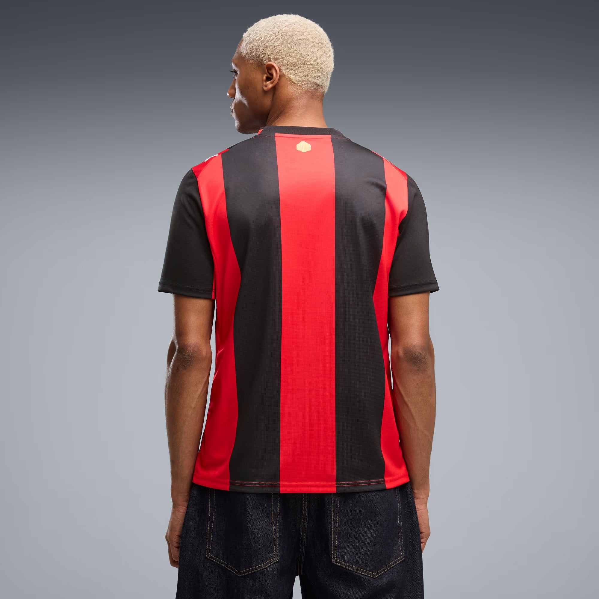 PUMA AC Milan 2026/27 Stadium Home Men's Soccer Jersey - PUMA Black-For All Time Red