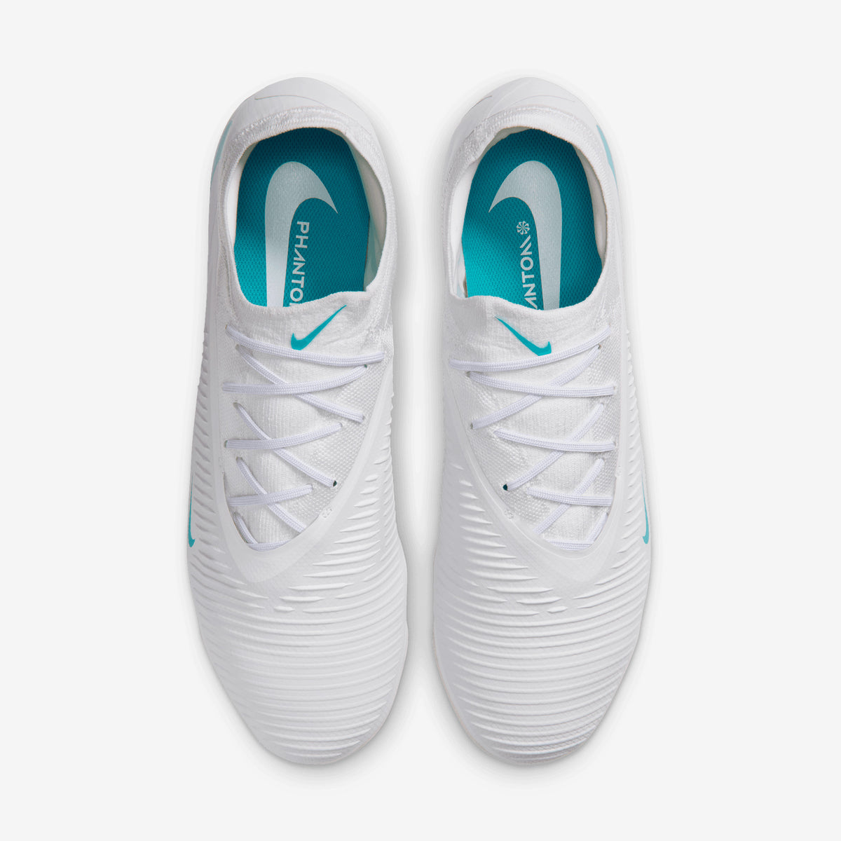 Nike Phantom 6 Low Pro Firm-Ground Soccer Cleats - White/Dusty Cactus-White