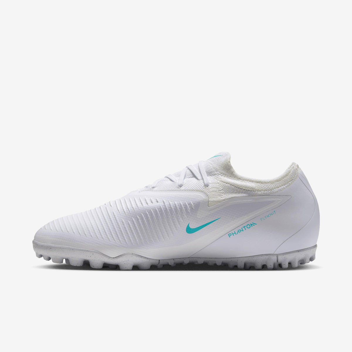 Nike Phantom 6 Low Pro Turf Soccer Shoes - White/Dusty Cactus-White