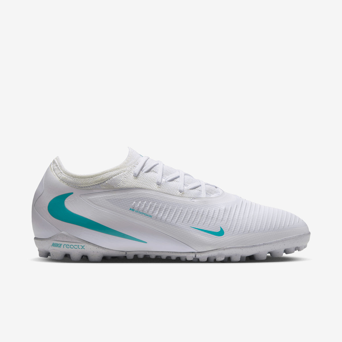 Nike Phantom 6 Low Pro Turf Soccer Shoes - White/Dusty Cactus-White