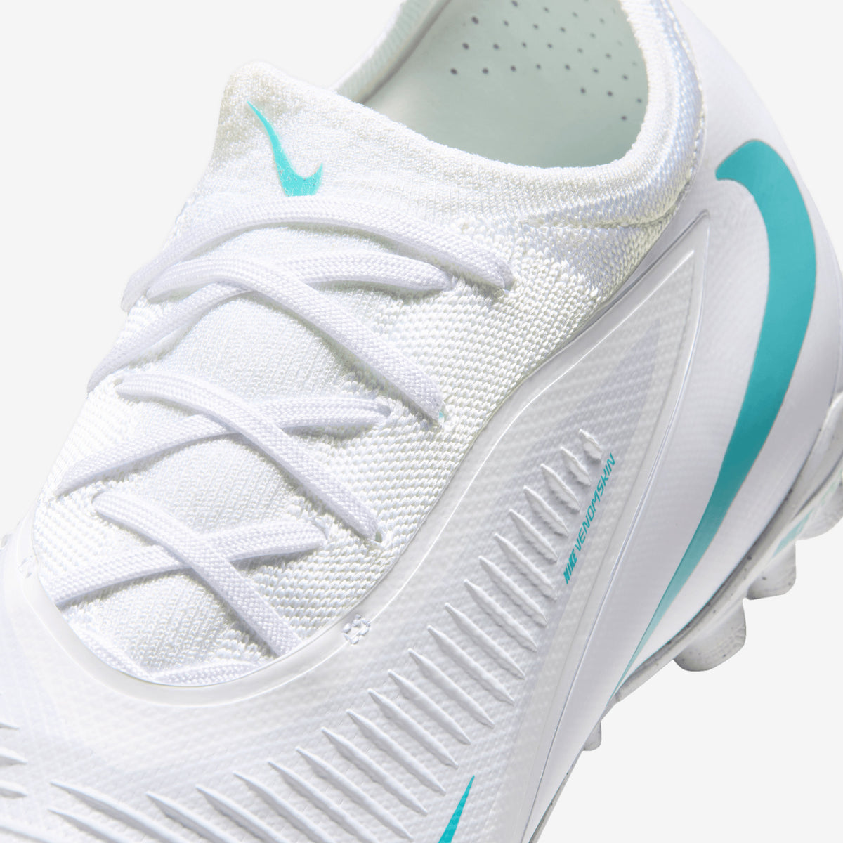 Nike Phantom 6 Low Pro Turf Soccer Shoes - White/Dusty Cactus-White
