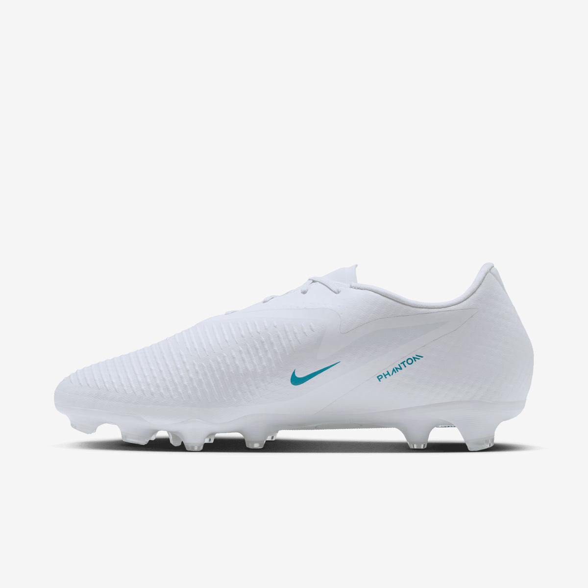Nike Phantom 6 Low Academy Multi-Ground Soccer Cleats - White/Dusty Cactus-White