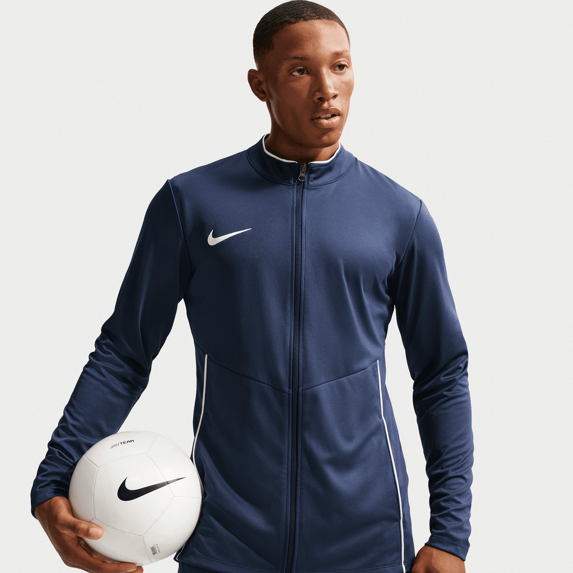 Nike Park26 Men's Dri-FIT Soccer Track Jacket - Midnight Navy/White/White