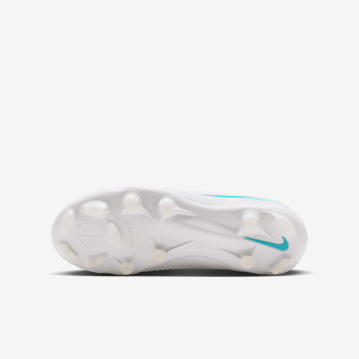 Nike Jr. Phantom 6 High Academy Big Kids' Multi-Ground Soccer Cleats - White/Dusty Cactus-White