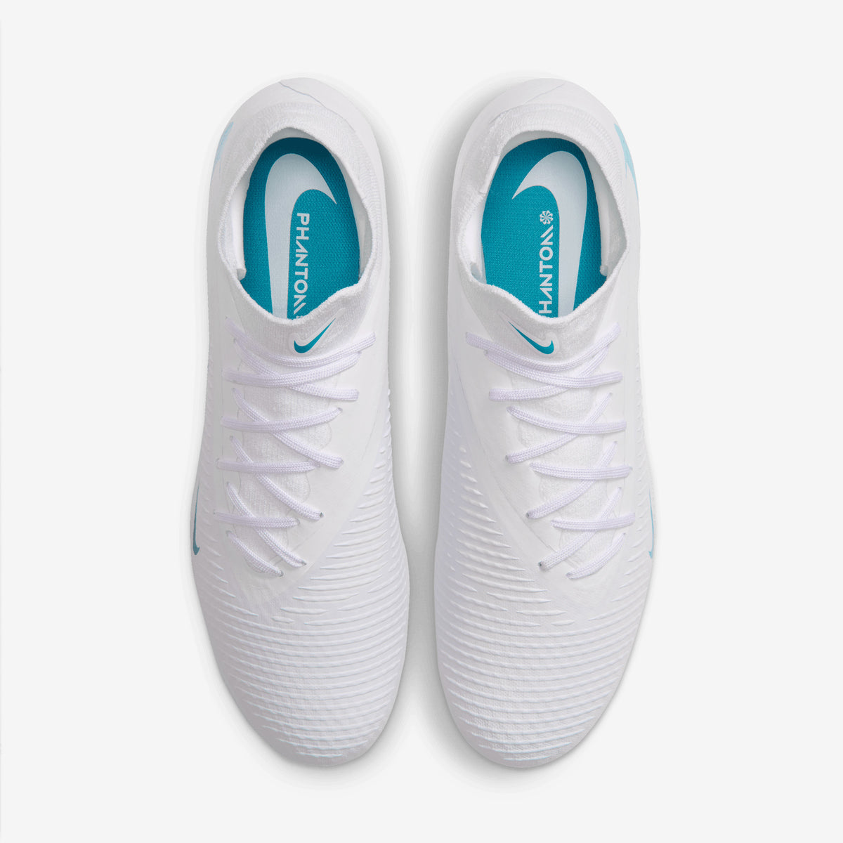 Nike Phantom 6 High Academy Multi-Ground Soccer Cleats - White/Dusty Cactus-White