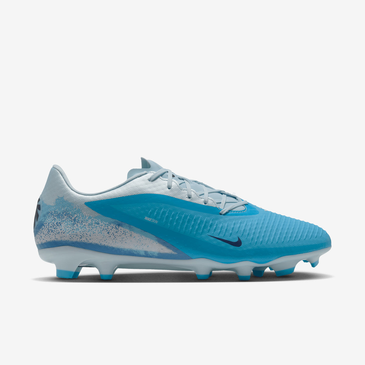 Nike Phantom 6 Low Academy Erling Haaland Multi-Ground Soccer Cleats - Baltic Blue/Blue Eclipse-Glacier Blue