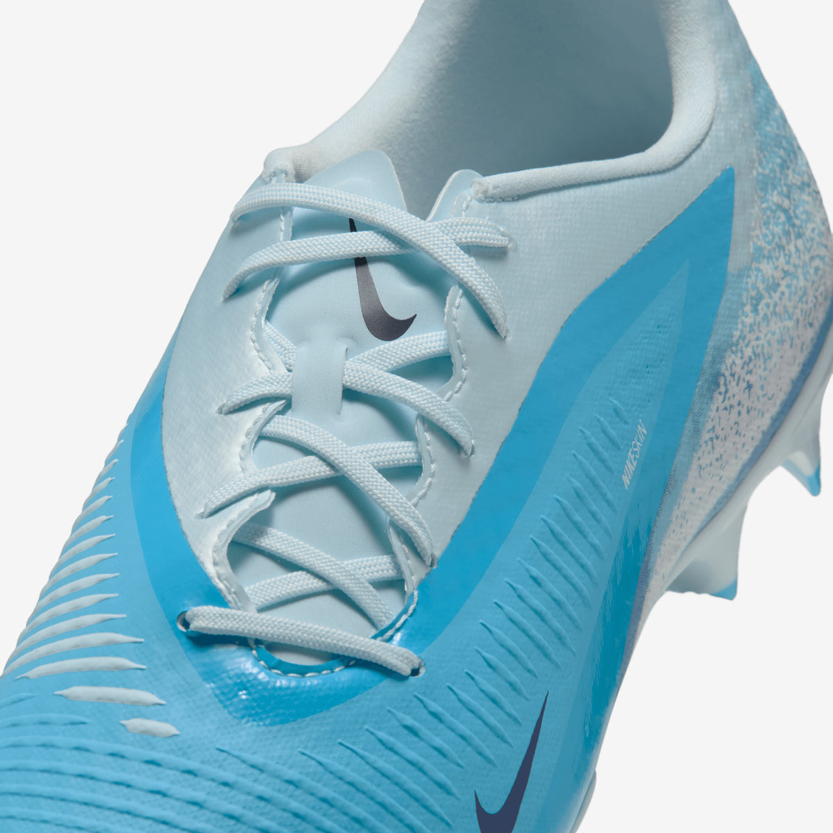 Nike Phantom 6 Low Academy Erling Haaland Multi-Ground Soccer Cleats - Baltic Blue/Blue Eclipse-Glacier Blue