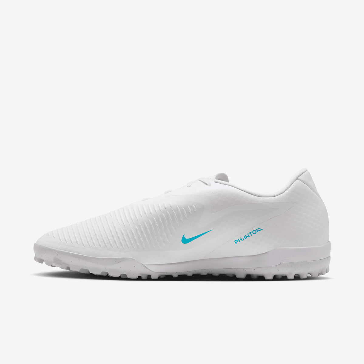 Nike Phantom 6 Low Academy Turf Soccer Shoes - White/Dusty Cactus-White