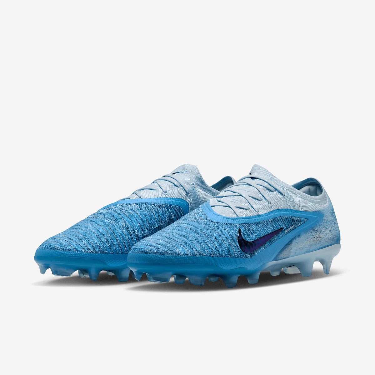 Nike Phantom 6 Low Elite Erling Haaland Firm-Ground Soccer Cleats - Baltic Blue/Blue Eclipse-Glacier Blue