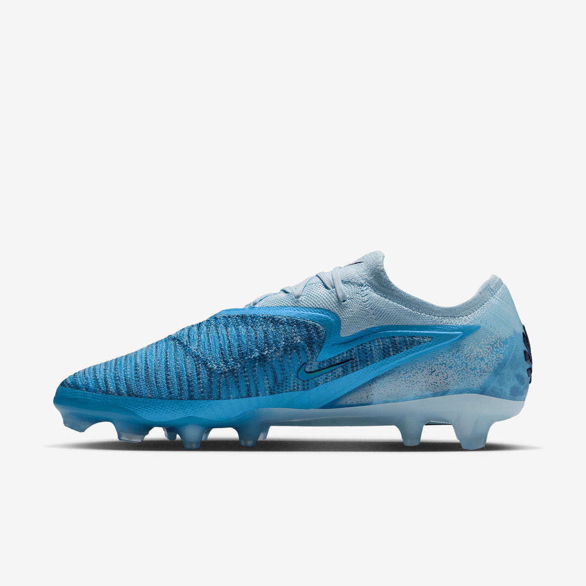 Nike Phantom 6 Low Elite Erling Haaland Firm-Ground Soccer Cleats - Baltic Blue/Blue Eclipse-Glacier Blue