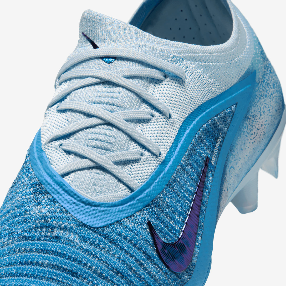 Nike Phantom 6 Low Elite Erling Haaland Firm-Ground Soccer Cleats - Baltic Blue/Blue Eclipse-Glacier Blue