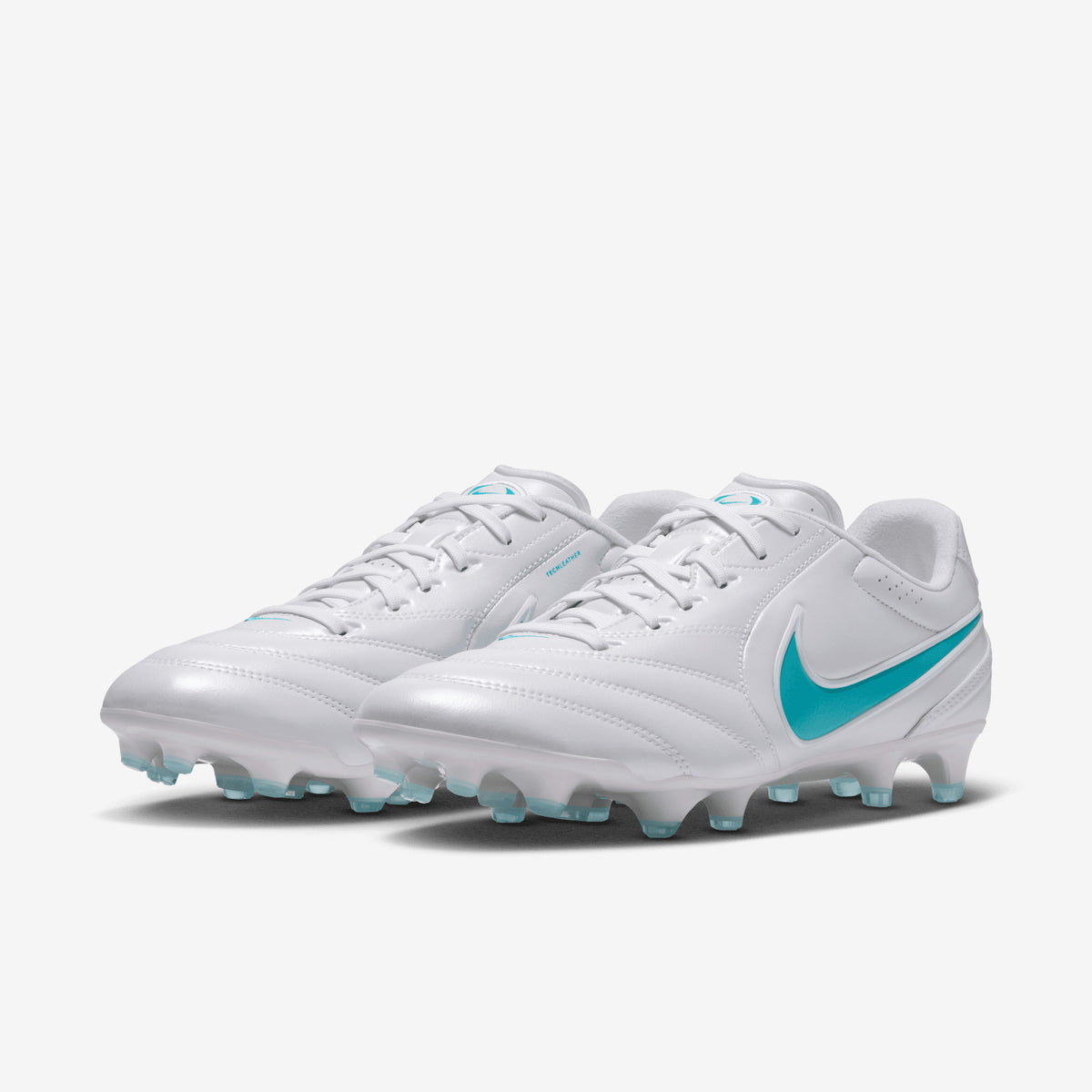 Nike Tiempo Ligera Pro Firm-Ground Low-Top Soccer Cleats - White/Energy-White