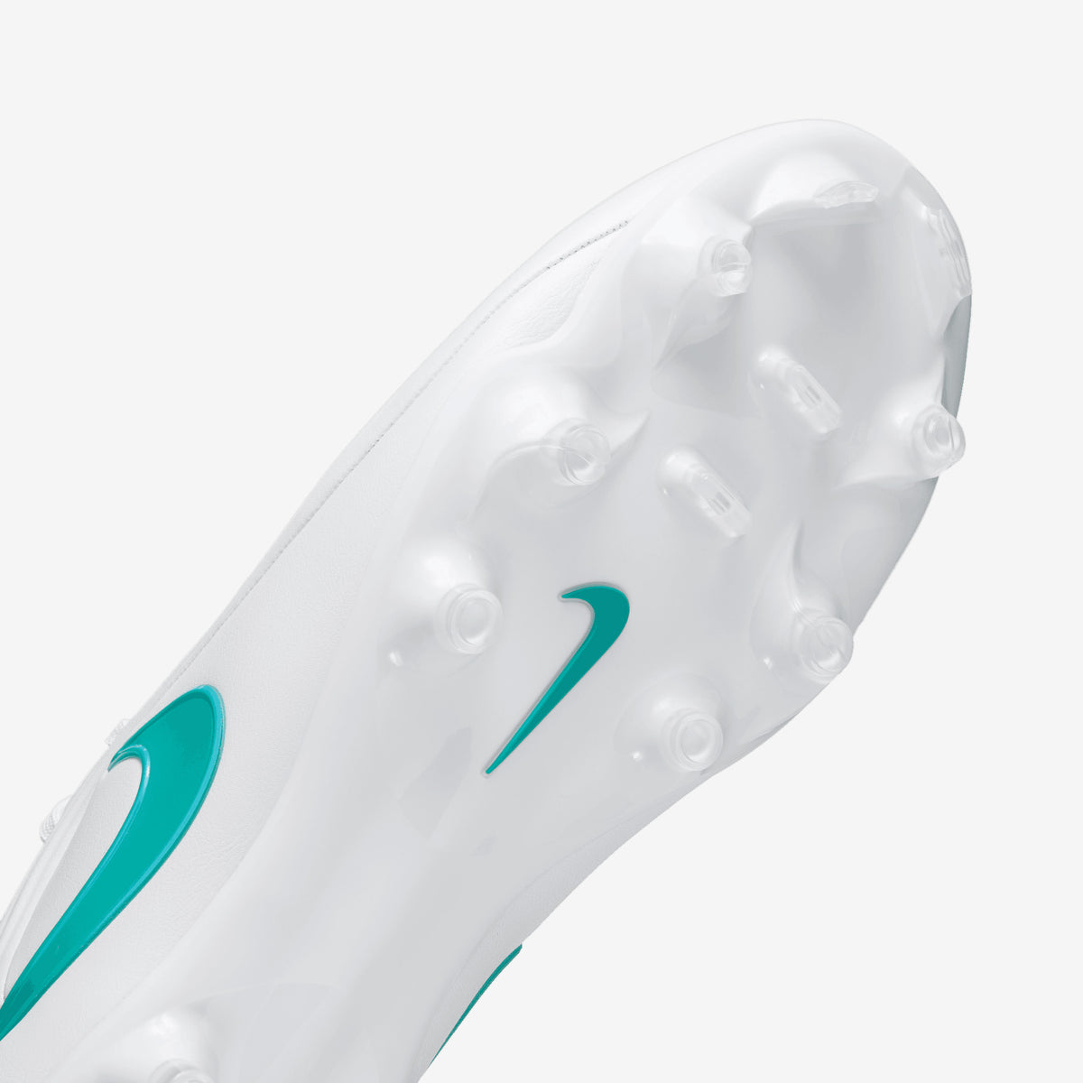 Nike Tiempo Maestro Academy Multi-Ground Low-Top Soccer Cleats - White/Dusty Cactus-White