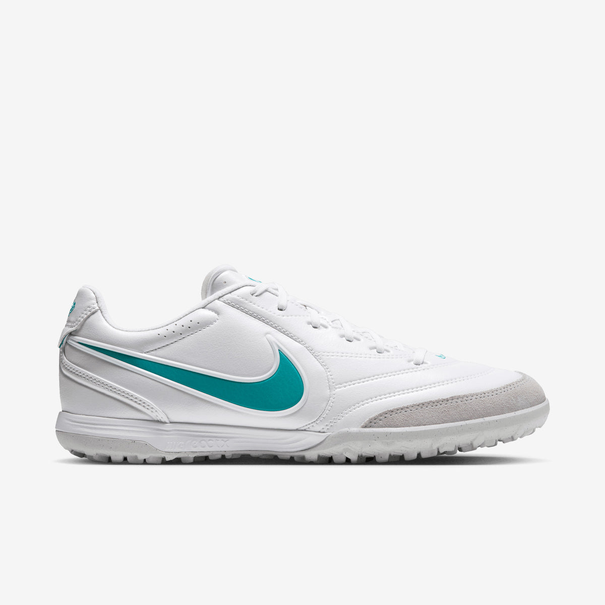Nike Tiempo Ligera Pro Turf Low-Top Soccer Shoes - White/Dusty Cactus-White