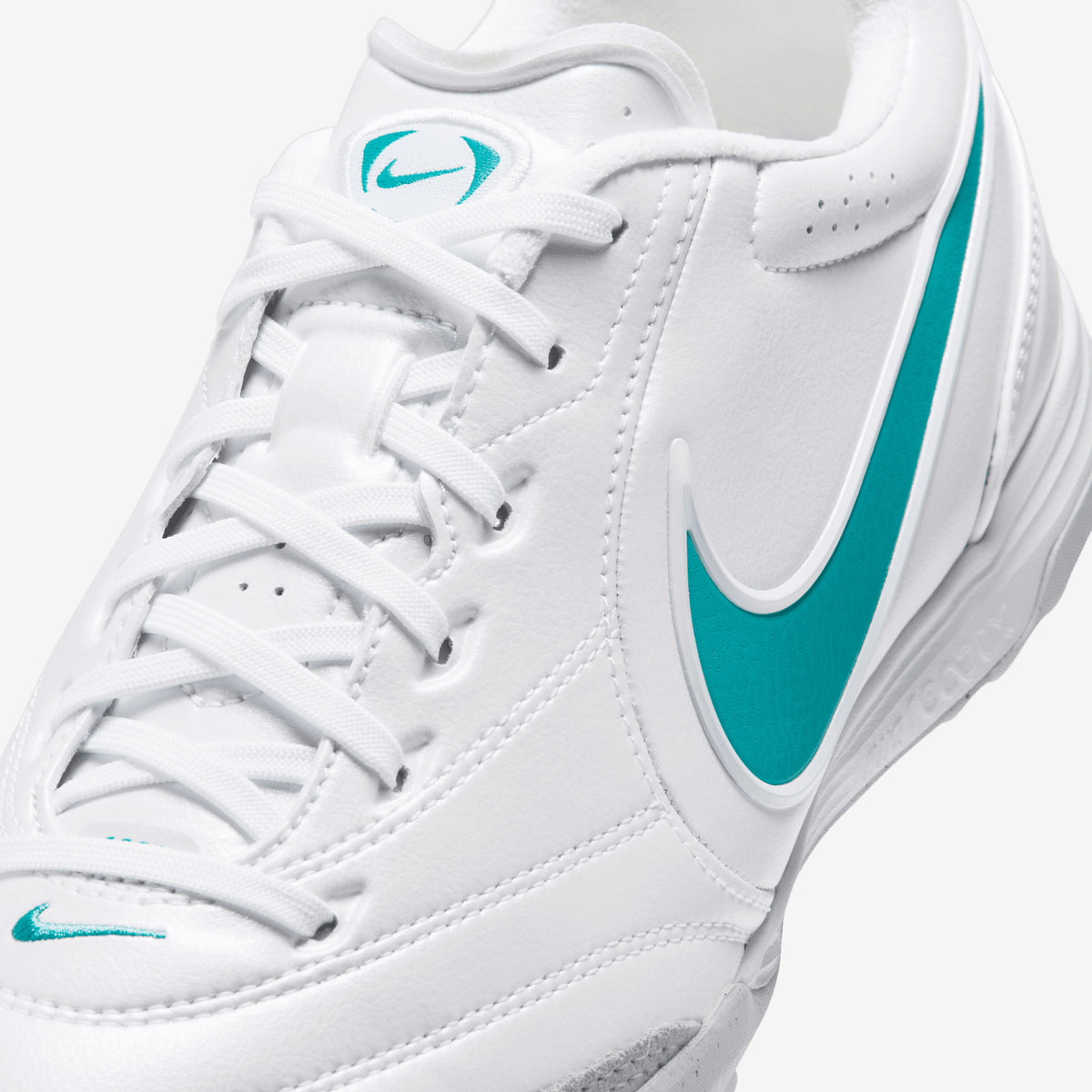 Nike Tiempo Ligera Pro Turf Low-Top Soccer Shoes - White/Dusty Cactus-White