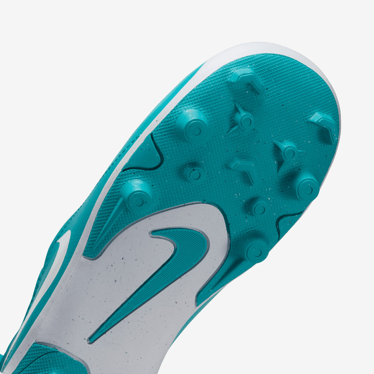Nike Jr. Tiempo Maestro Club Flex Little Kids' Multi-Ground Low-Top Soccer Cleats - White/Dusty Cactus-White
