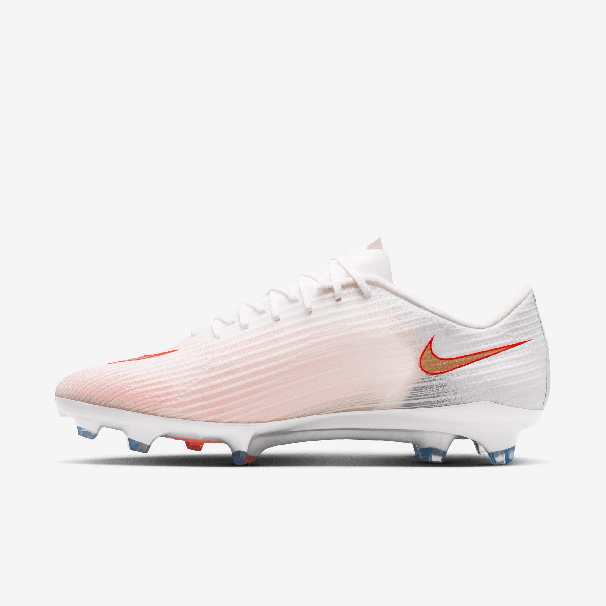 Nike Mercurial Superfly 11 Pro Firm-Ground Low-Top Soccer Cleats - White/Blur-Bright Crimson