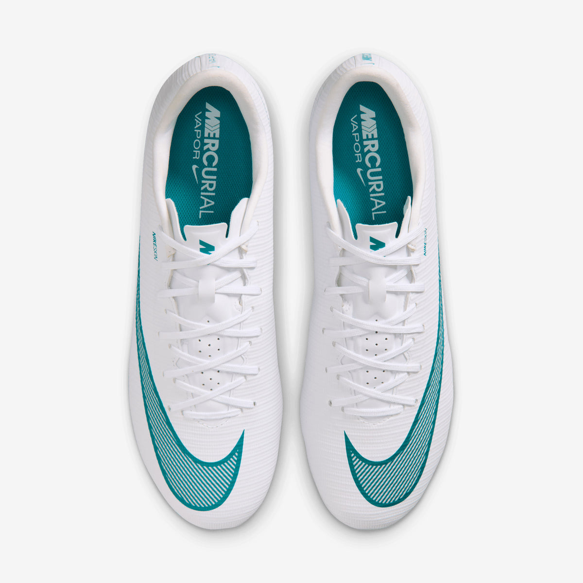 Nike Mercurial Vapor 17 Academy Multi-Ground Low-Top Soccer Cleats - White/Dusty Cactus