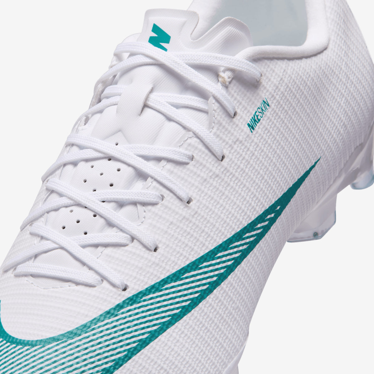 Nike Mercurial Vapor 17 Academy Multi-Ground Low-Top Soccer Cleats - White/Dusty Cactus