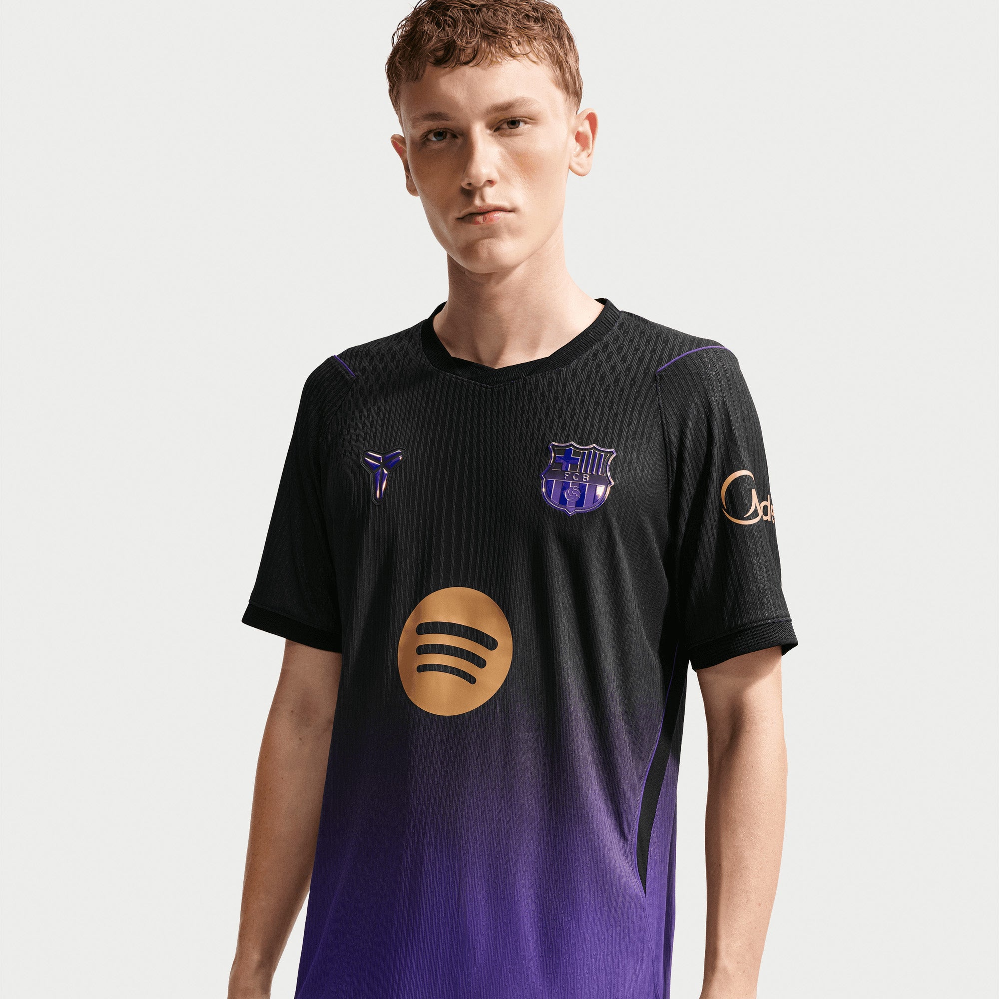 Nike FC Barcelona 2026/27 Match Away Men's Kobe Aero-FIT Soccer Authentic Jersey - Field Purple/Field Purple/Metallic Gold