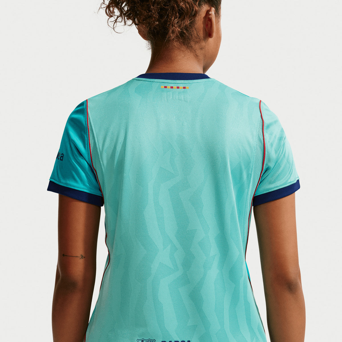 Nike FC Barcelona 2026/27 Stadium Third Women's Dri-FIT Soccer Replica Jersey - Green Frost/Green Frost/Loyal Blue