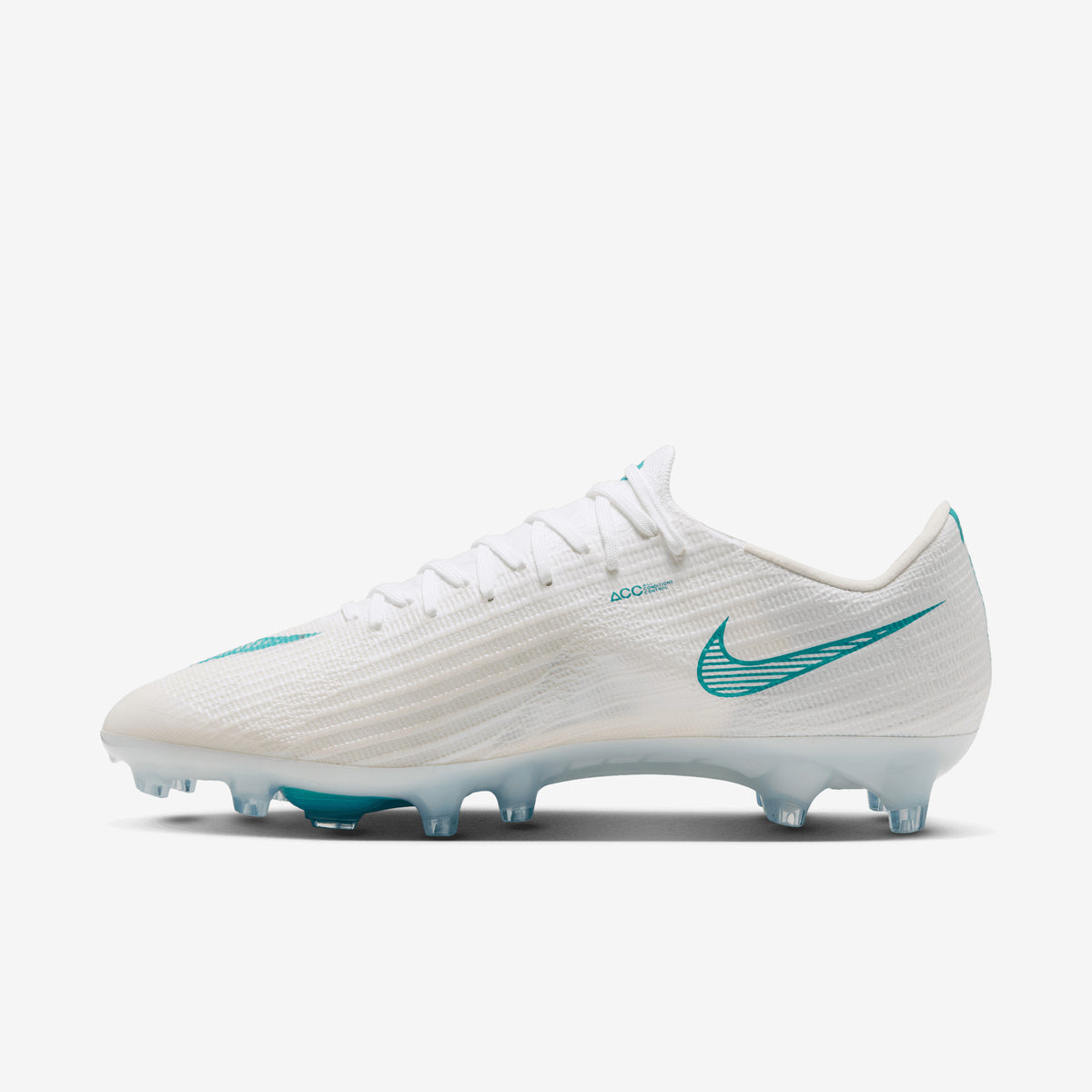 Nike Mercurial Superfly 11 Elite Artificial-Grass Low-Top Soccer Cleats - White/Dusty Cactus