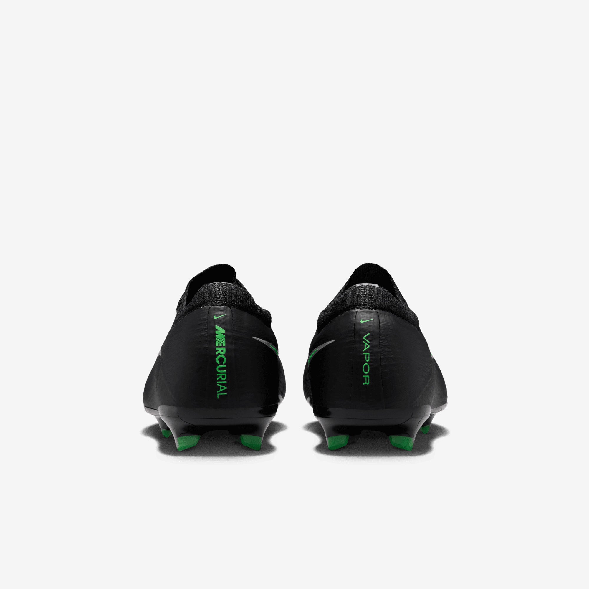Nike Jr. Mercurial Vapor 17 Pro Big Kids' Firm-Ground Low-Top Soccer Cleats - Black/Illusion Green-Black