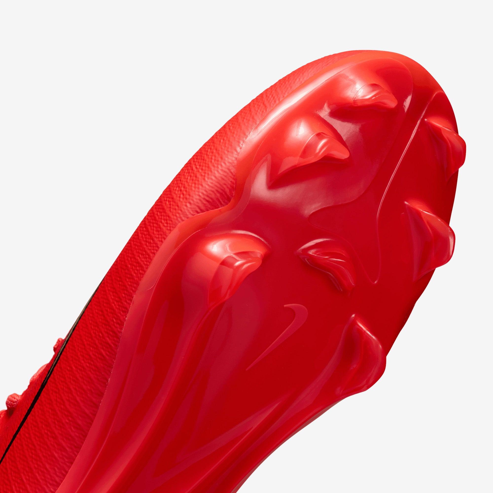 Nike Jr. Mercurial Vapor 17 Pro Big Kids' Firm-Ground Low-Top Soccer Cleats - Bright Crimson/Blur