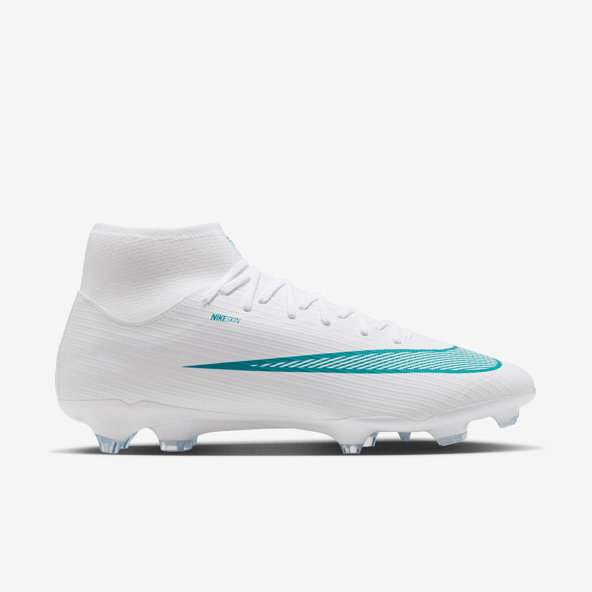 Nike Mercurial Superfly 11 Academy Multi-Ground High-Top Soccer Cleats - White/Dusty Cactus