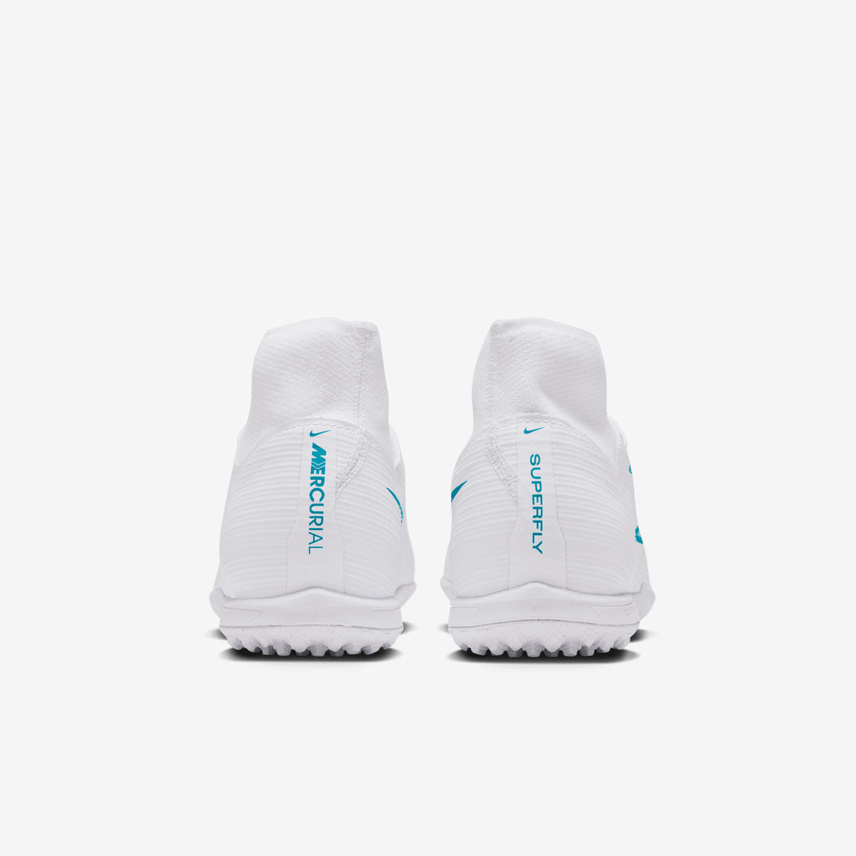 Nike Mercurial Superfly 11 Academy Turf High-Top Soccer Shoes - White/Dusty Cactus