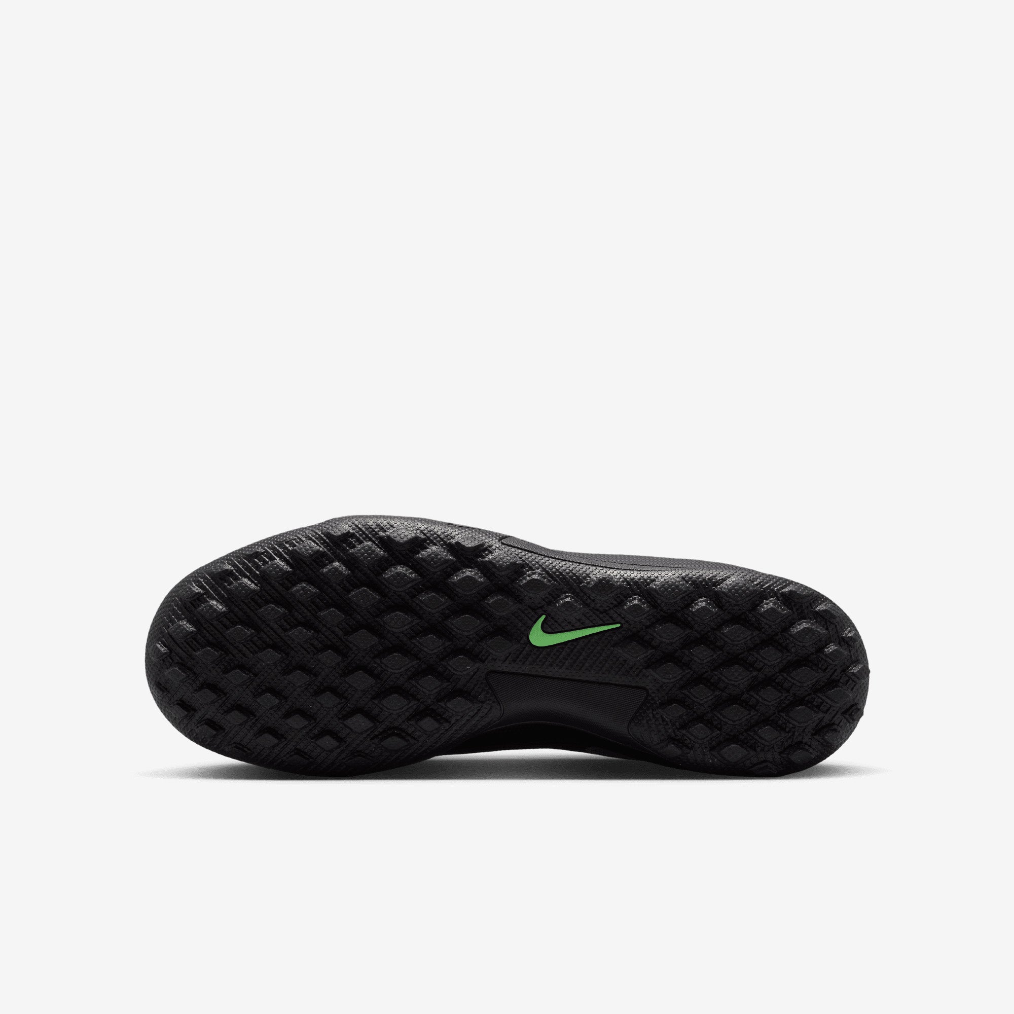 Nike Jr. Mercurial Superfly 11 Academy Big Kids' Turf High-Top Soccer Shoes - Black/Illusion Green-Black