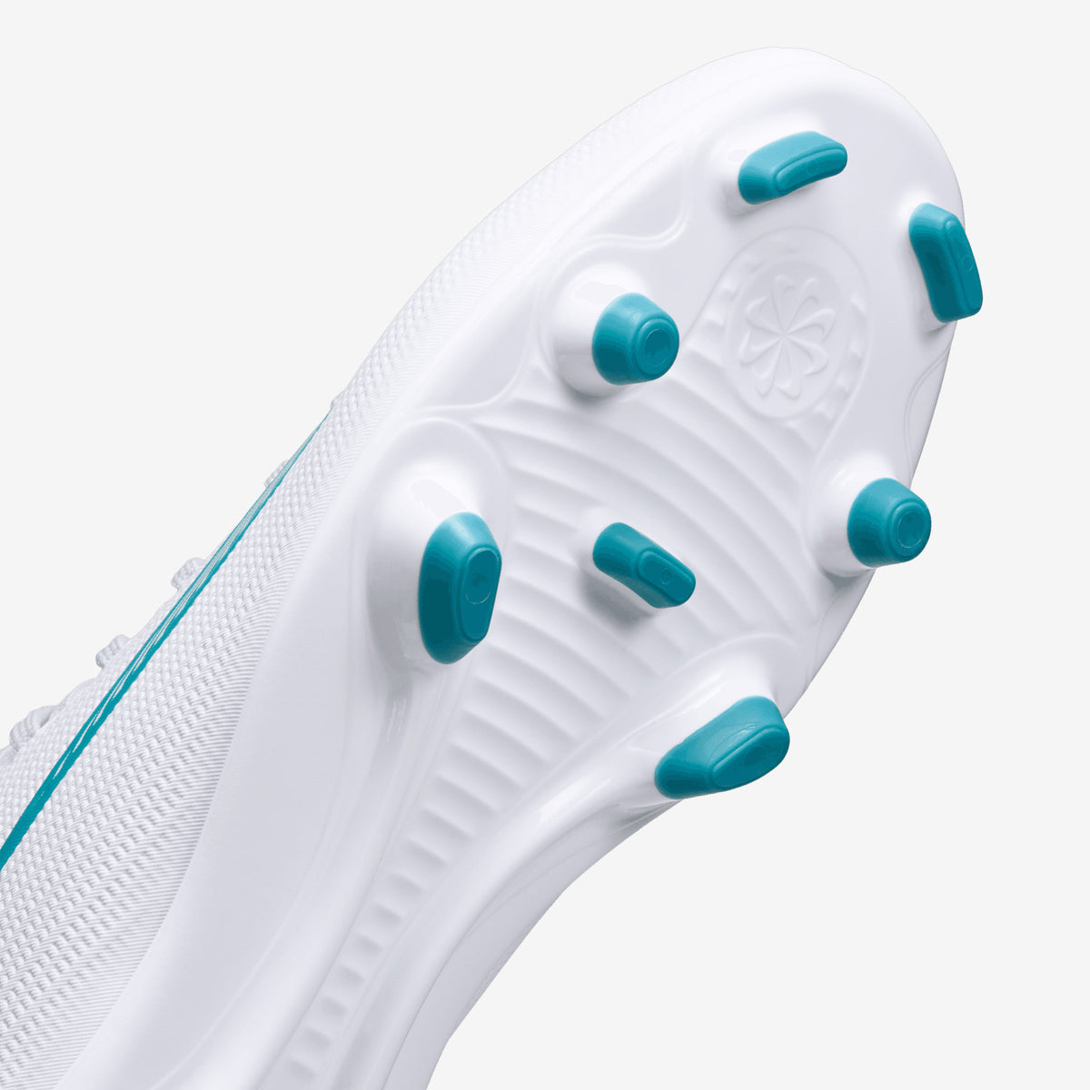 Nike Jr. Mercurial Superfly 11 Club Big Kids' Multi-Ground High-Top Soccer Cleats - White/Dusty Cactus