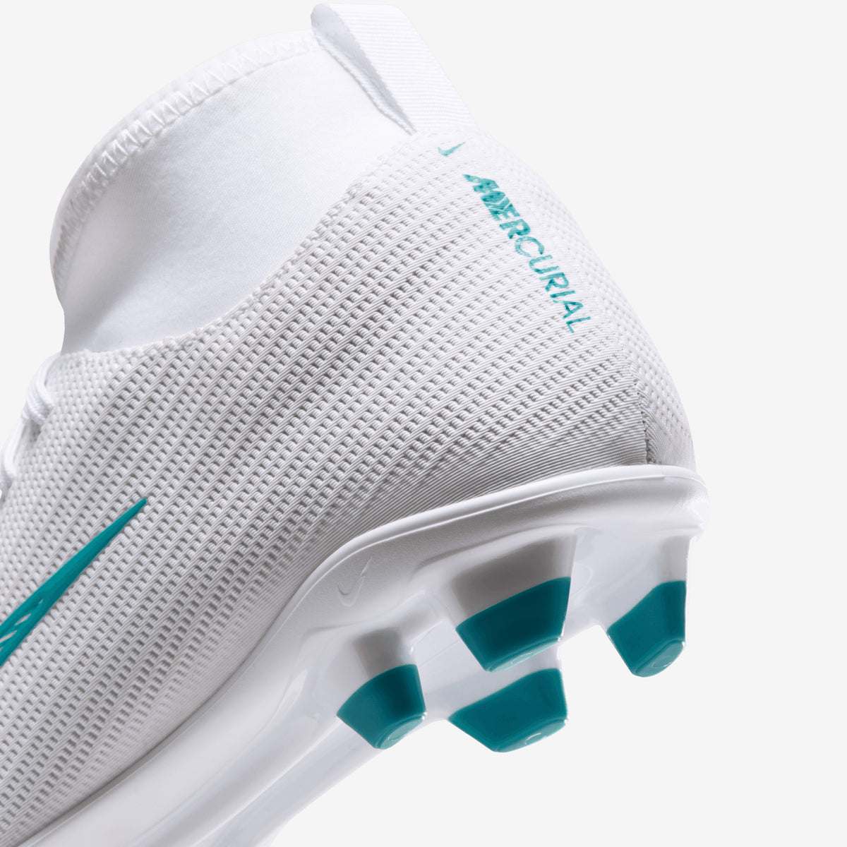 Nike Jr. Mercurial Superfly 11 Club Big Kids' Multi-Ground High-Top Soccer Cleats - White/Dusty Cactus