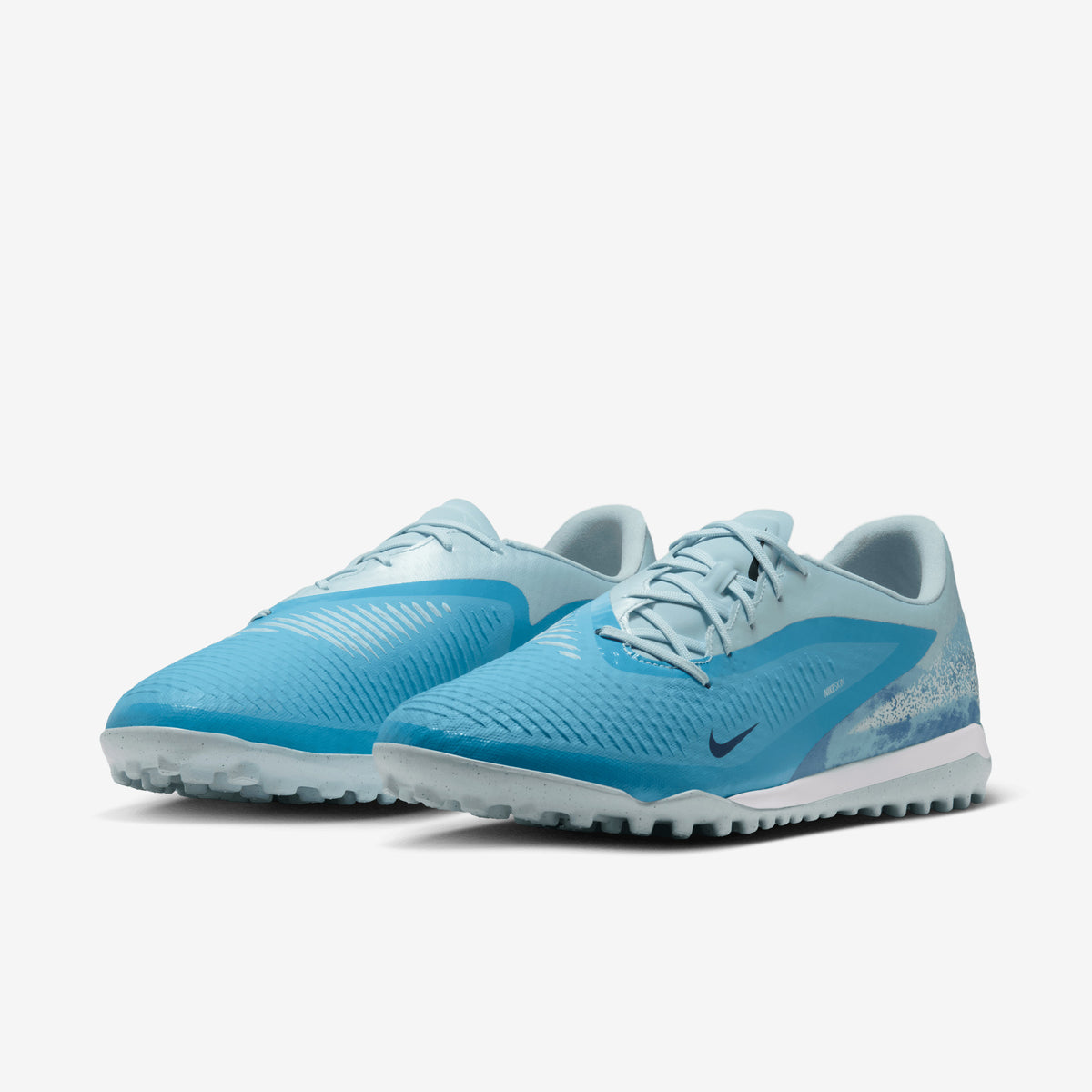 Nike Phantom 6 Low Academy Erling Haaland Turf Soccer Shoes - Baltic Blue/Blue Eclipse-Glacier Blue