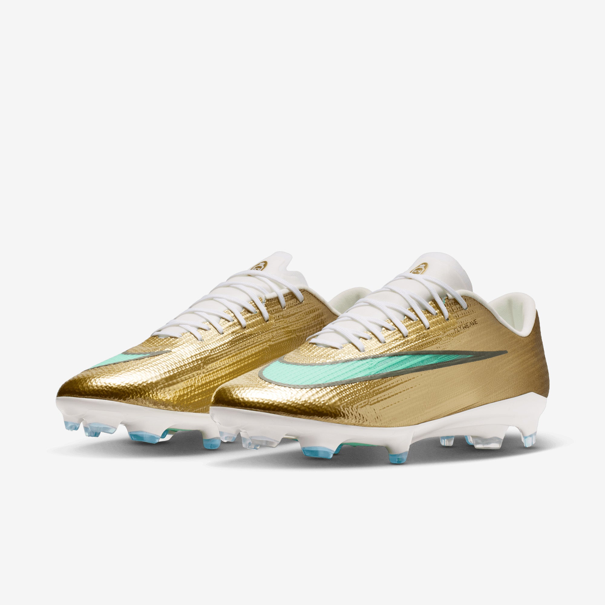 Nike Mercurial Superfly 11 Pro Kylian Mbappé Firm-Ground Low-Top Soccer Cleats - Metallic Gold/Green Glow