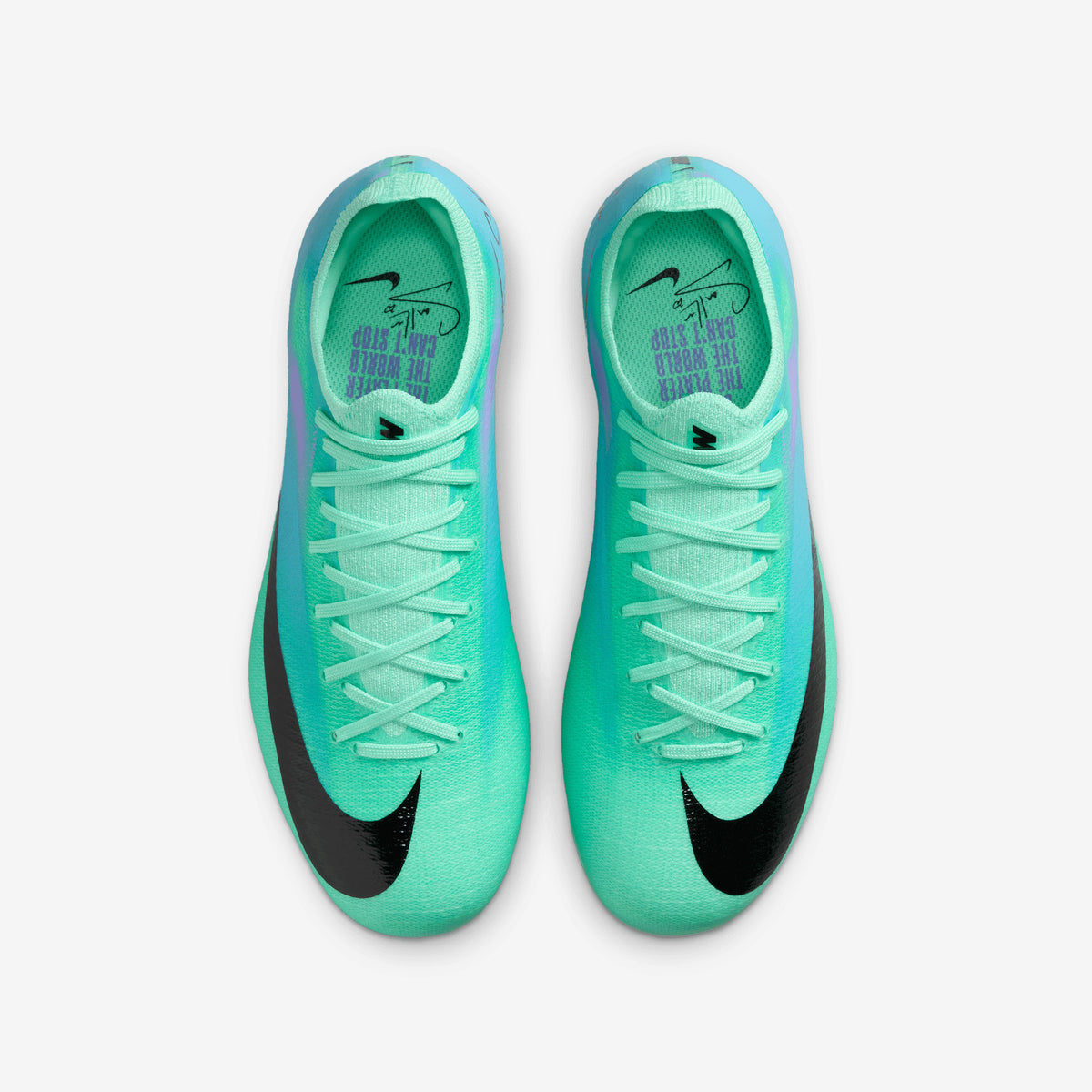 Nike Jr. Mercurial Vapor 17 Pro Sam Kerr Big Kids' Firm-Ground Low-Top Soccer Cleats - Green Glow/Black