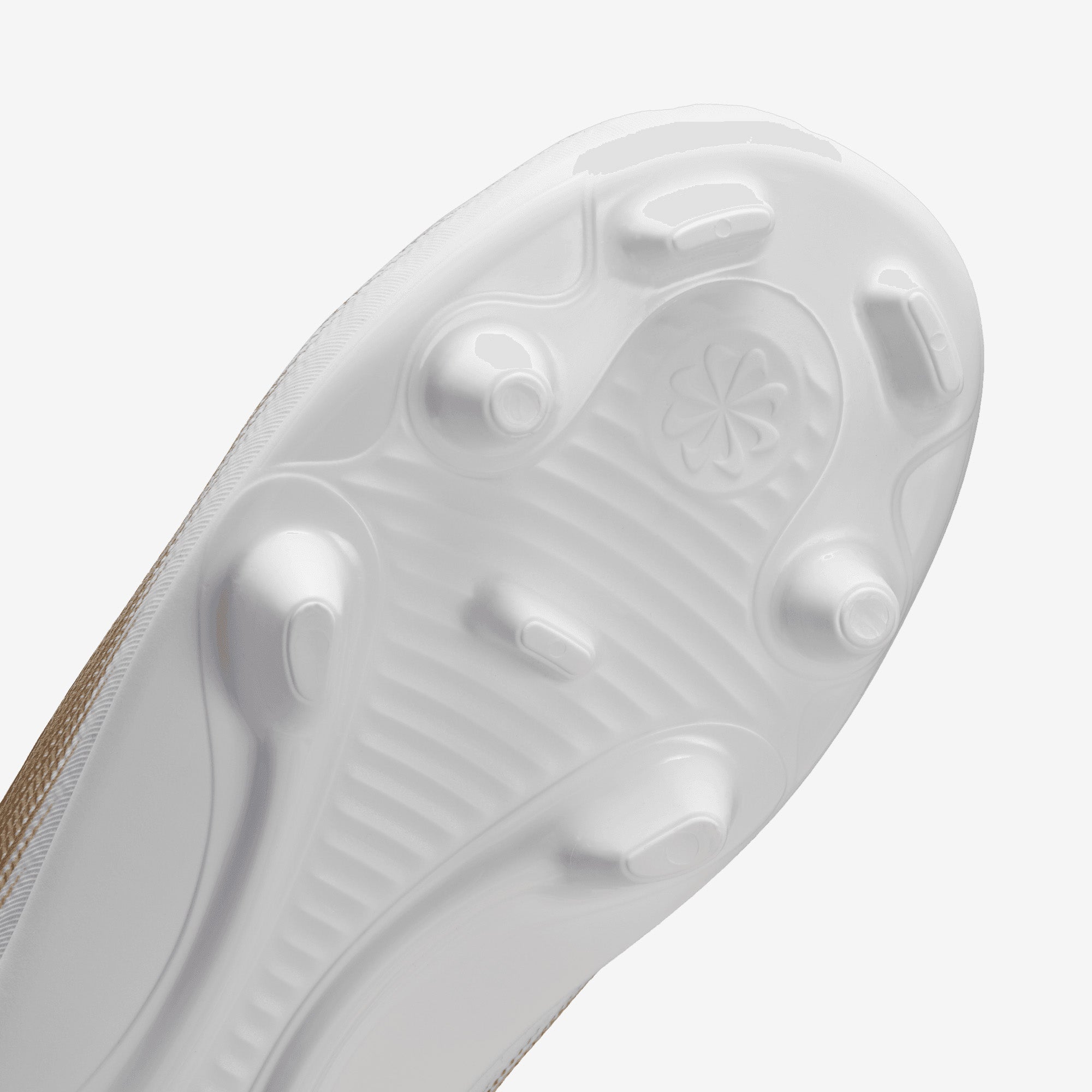 Nike Jr. Mercurial Superfly 11 Club Kylian Mbappé Little Kids' Multi-Ground High-Top Soccer Cleats - Metallic Gold/Green Glow