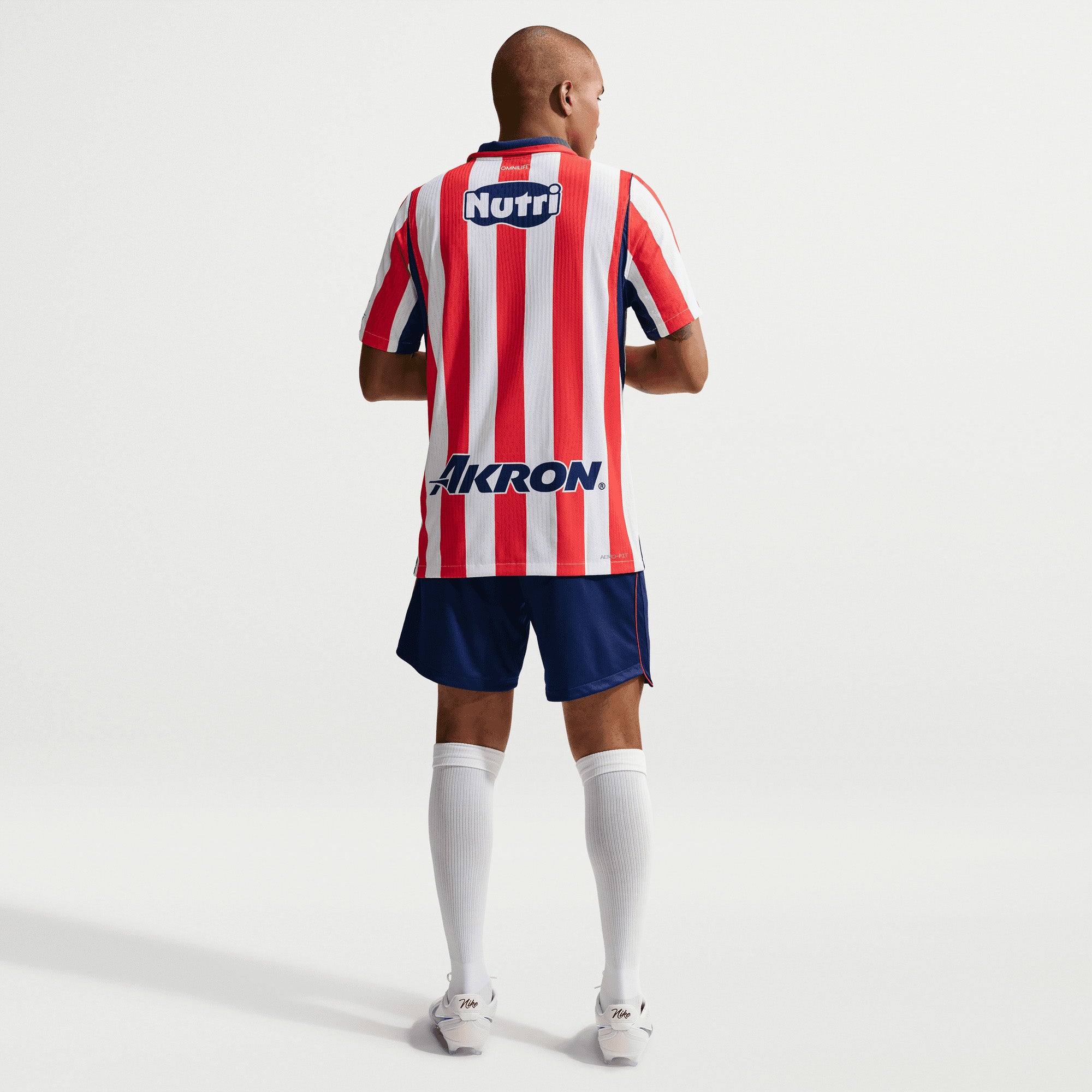 Nike Chivas 2026/27 Match Home Men's Aero-FIT Soccer Authentic Jersey - White/Speed Red/Loyal Blue
