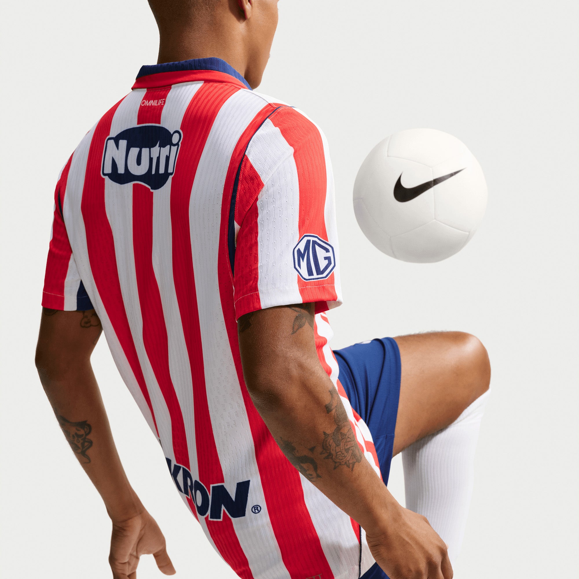 Nike Chivas 2026/27 Match Home Men's Aero-FIT Soccer Authentic Jersey - White/Speed Red/Loyal Blue