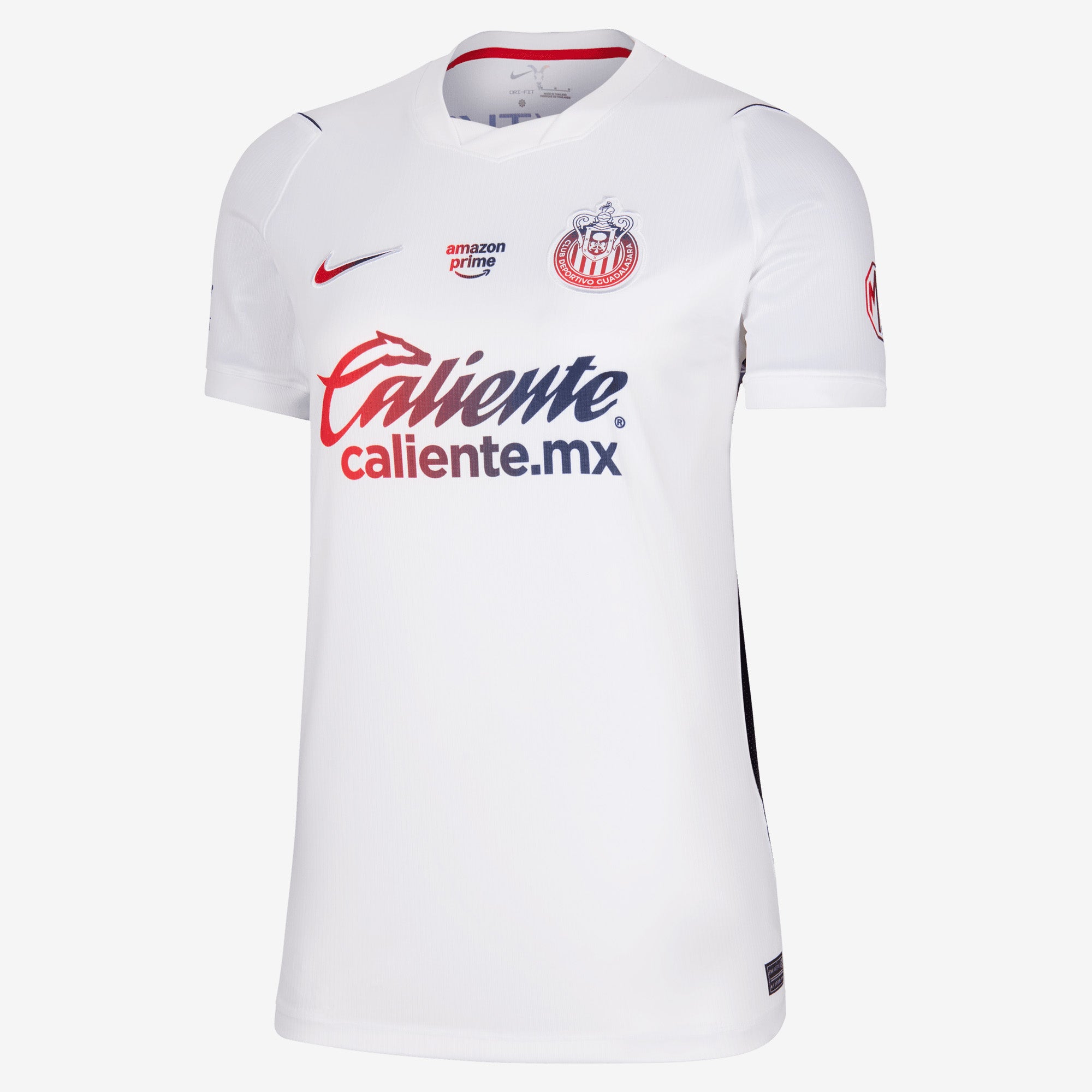 Nike Chivas 2026/27 Stadium Away Women's Dri-FIT Soccer Replica Jersey - White/Loyal Blue/Speed Red