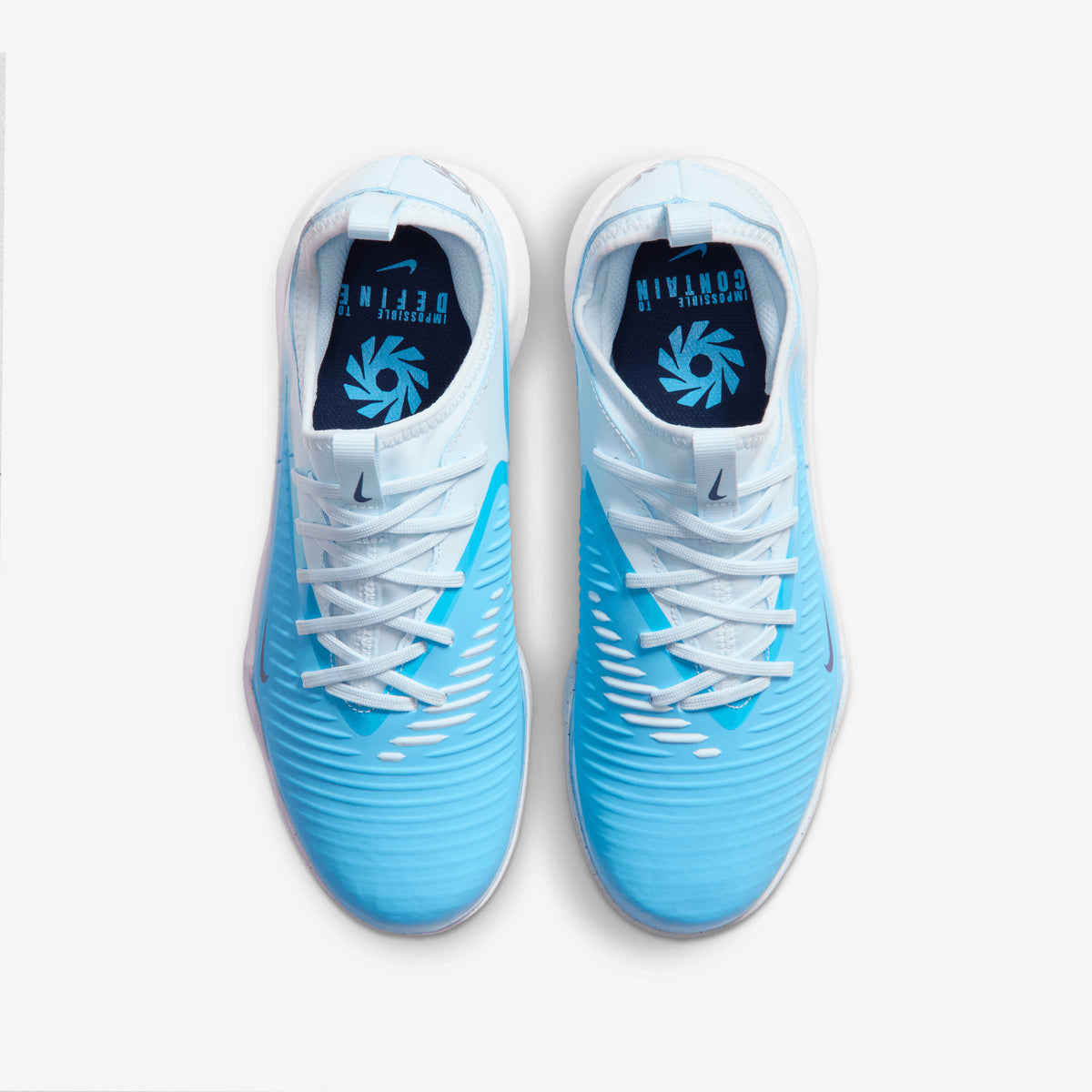 Nike Jr. Phantom 6 Low Academy Erling Haaland Big Kids' Turf Soccer Shoes - Baltic Blue/Blue Eclipse-Glacier Blue