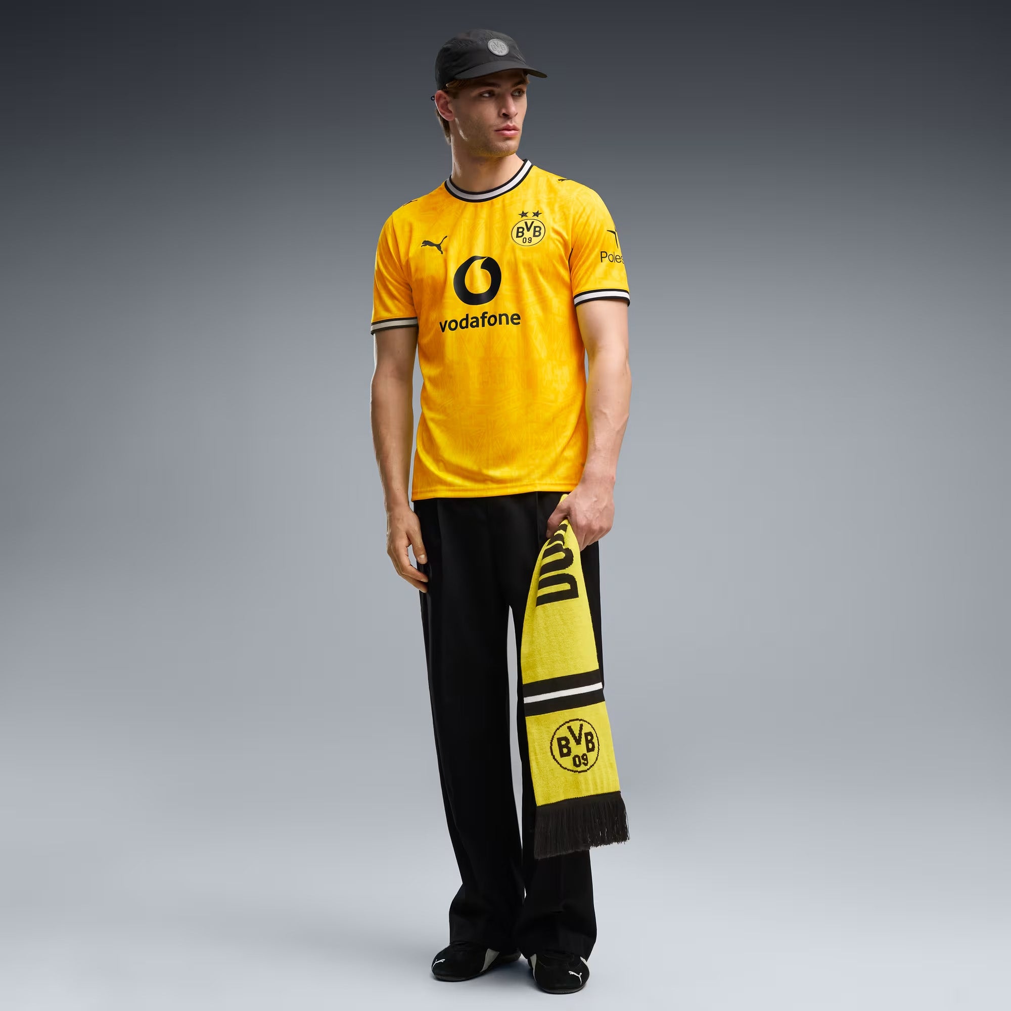 PUMA Borussia Dortmund (BVB) 2026/27 Stadium Home Men's Soccer Jersey - Faster Yellow-PUMA Black