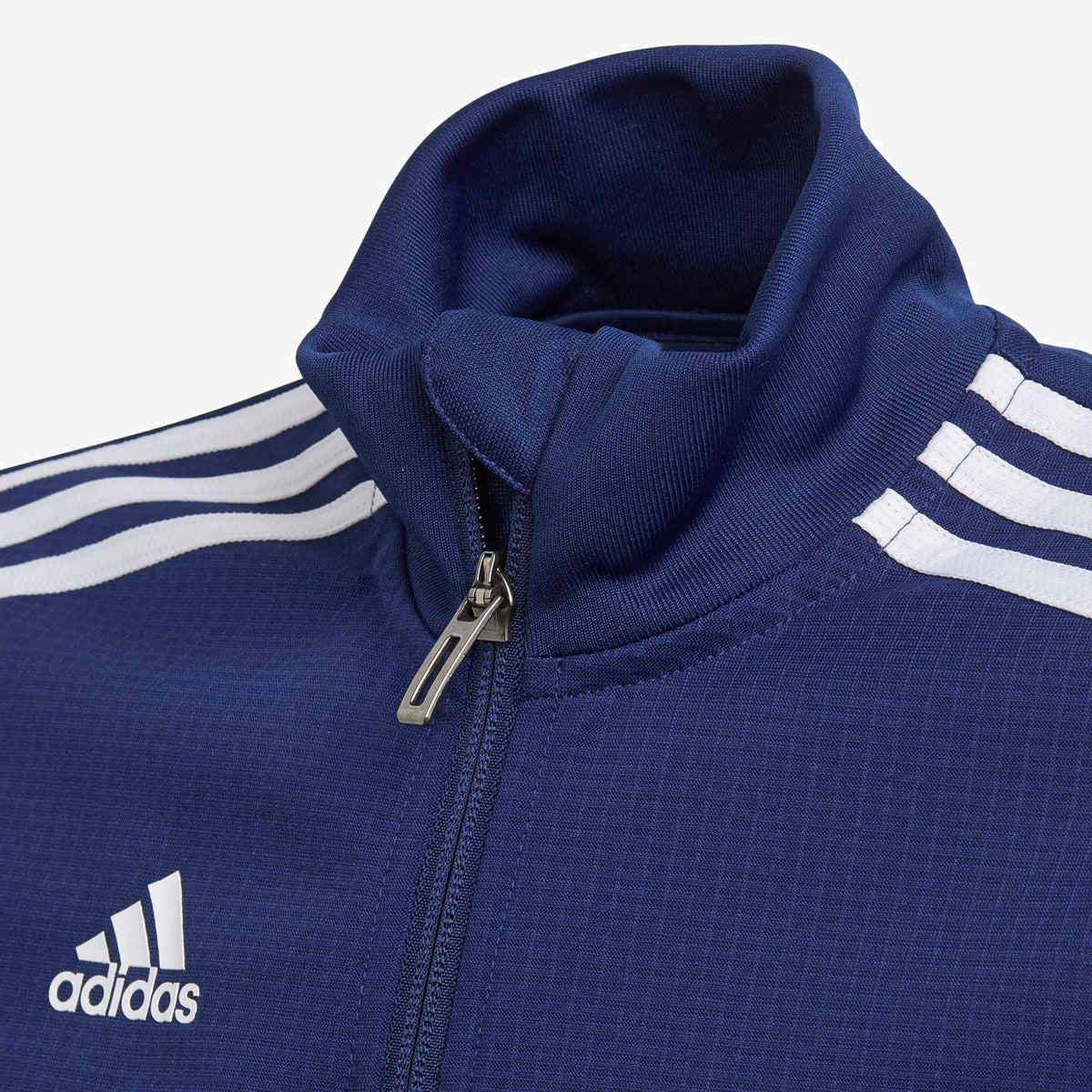 adidas Tiro 19 Training Top Big Kids' Soccer Track Jacket - Dark Blue / Bold Blue / White
