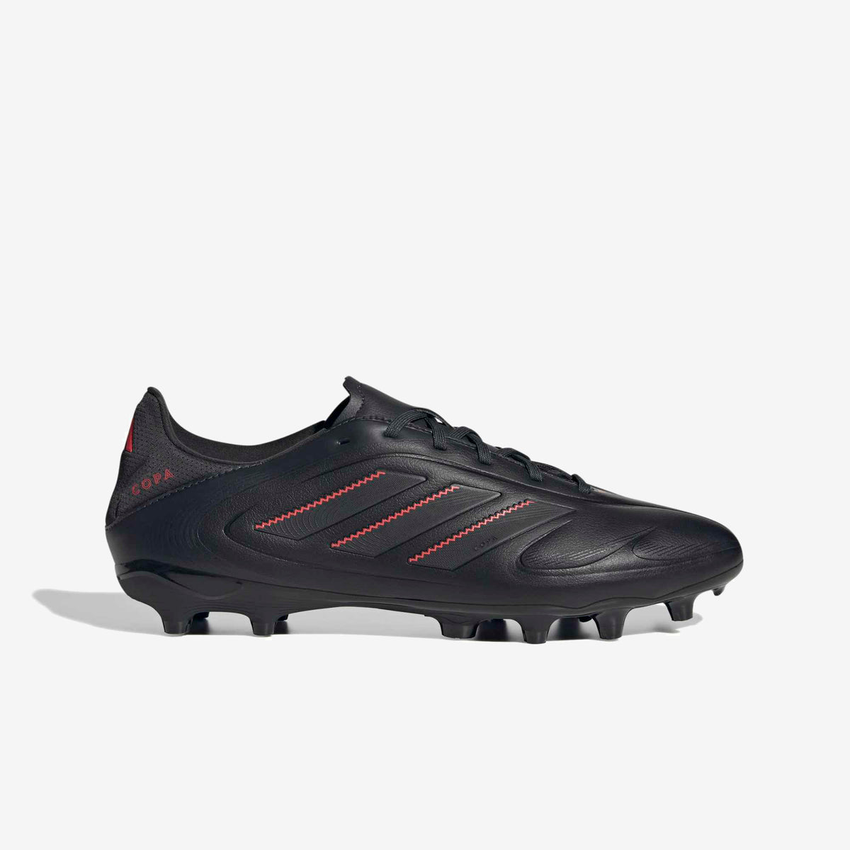 adidas Copa Pure 3 League Firm/Multi-Ground Low-Top Soccer Cleats - Core Black / Carbon / Lucid Red