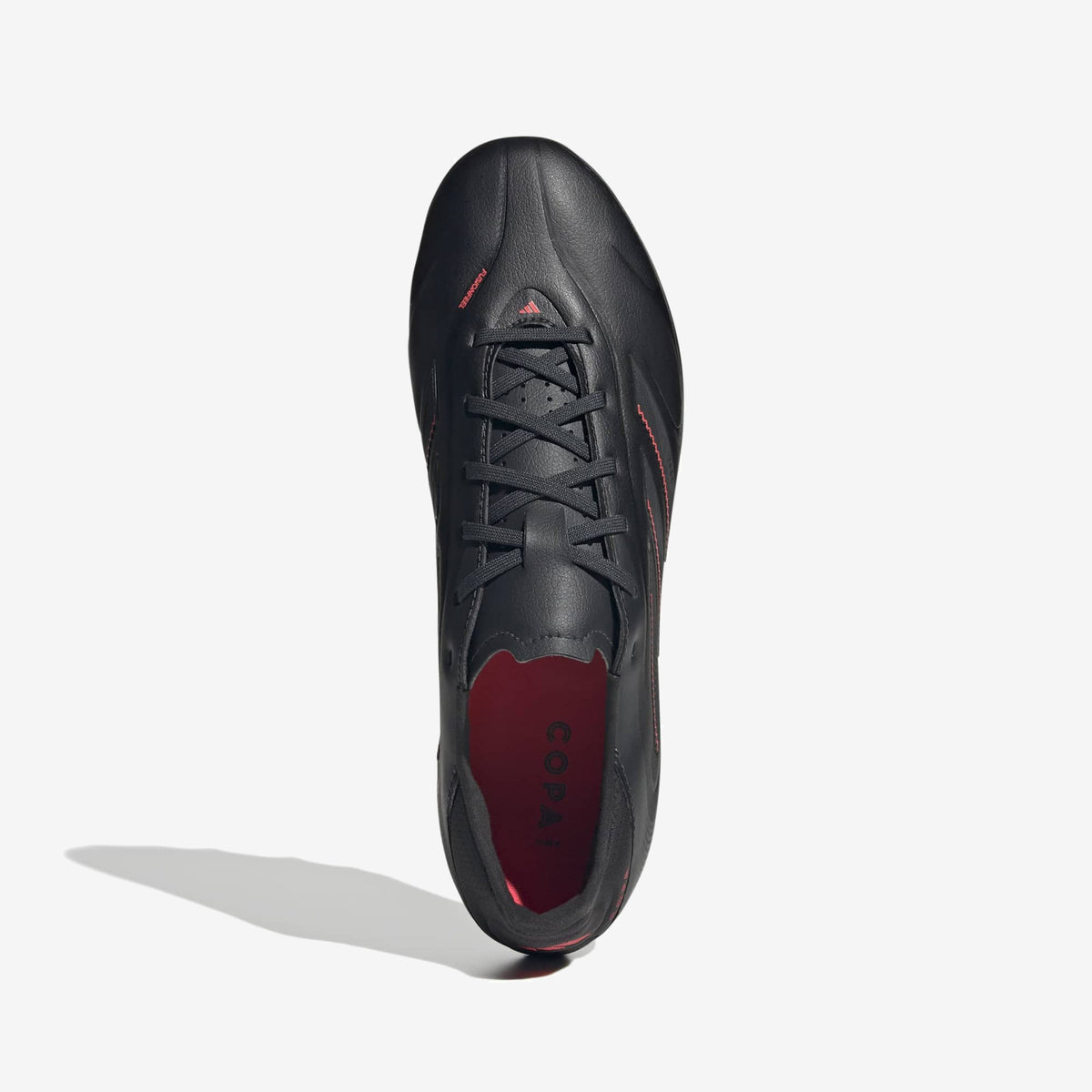 adidas Copa Pure 3 League Firm/Multi-Ground Low-Top Soccer Cleats - Core Black / Carbon / Lucid Red